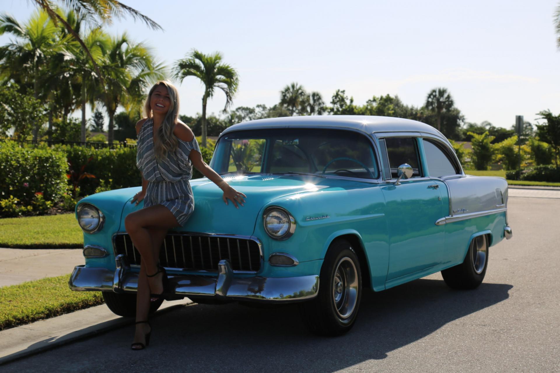 Used 1955 Chevrolet Bel Air for sale Sold at Muscle Cars for Sale Inc. in Fort Myers FL 33912 3