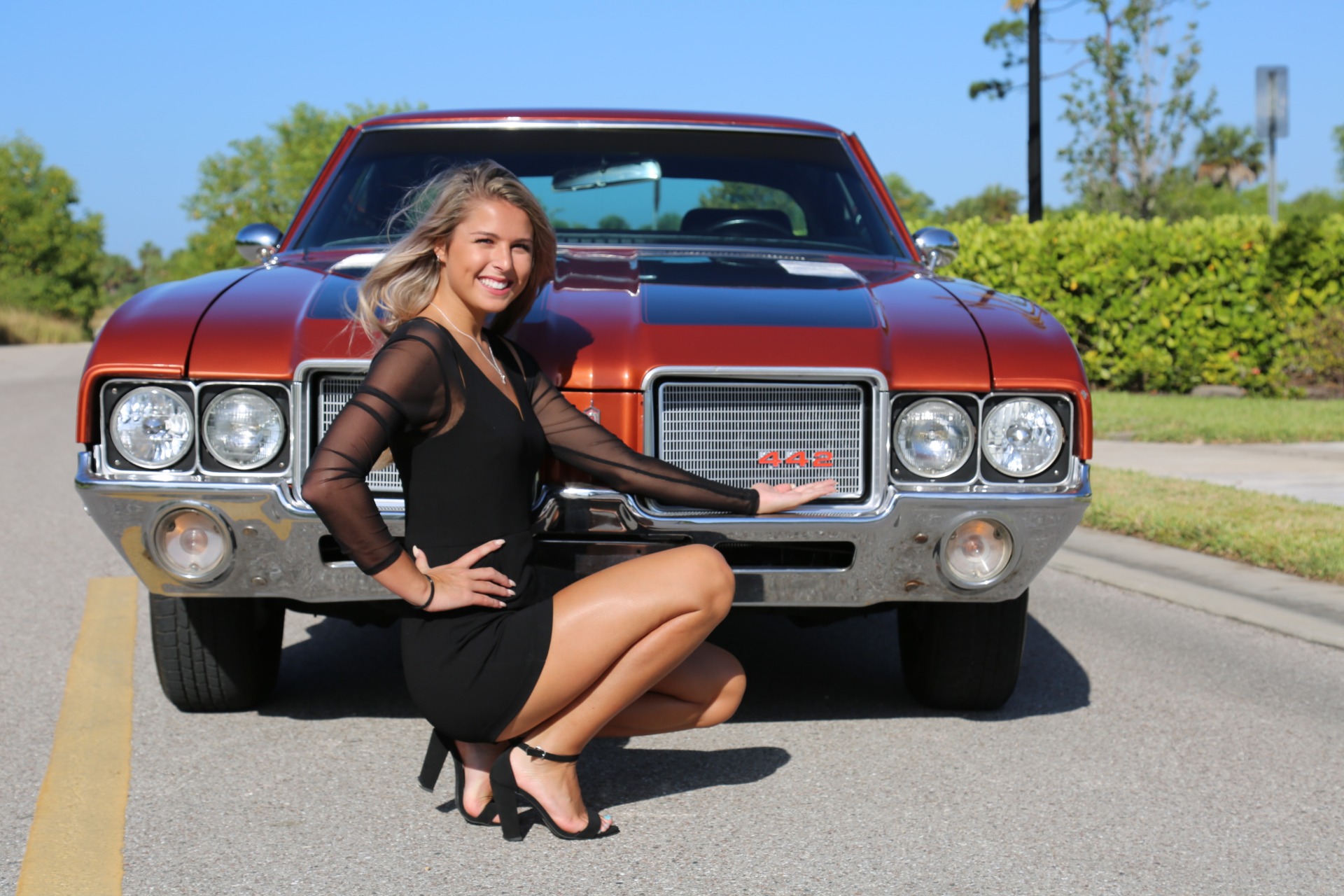 Used 1971 Oldsmobile Cutlass 442 for sale Sold at Muscle Cars for Sale Inc. in Fort Myers FL 33912 3