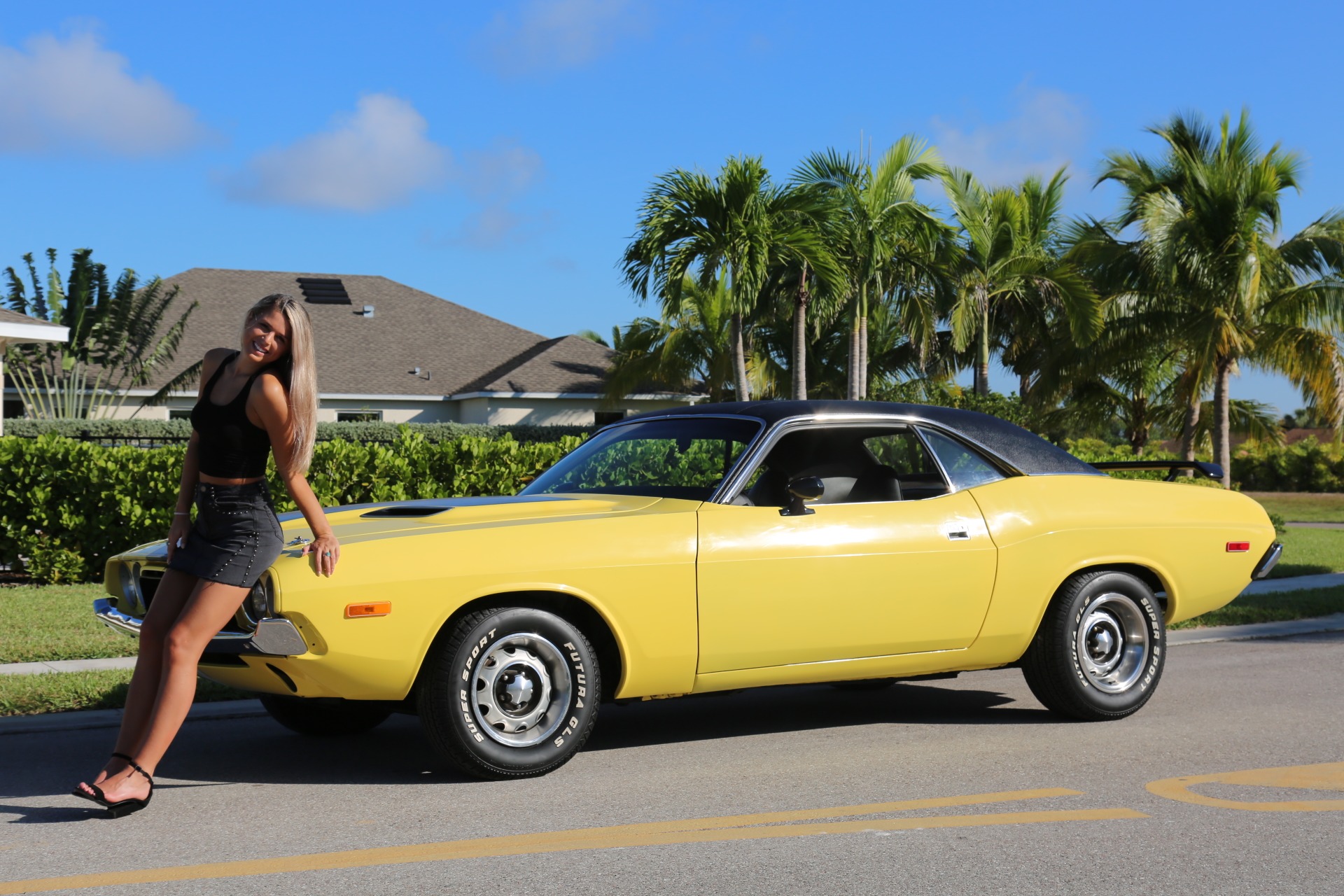 Used 1973 Dodge Challenger 440 V8 for sale Sold at Muscle Cars for Sale Inc. in Fort Myers FL 33912 2