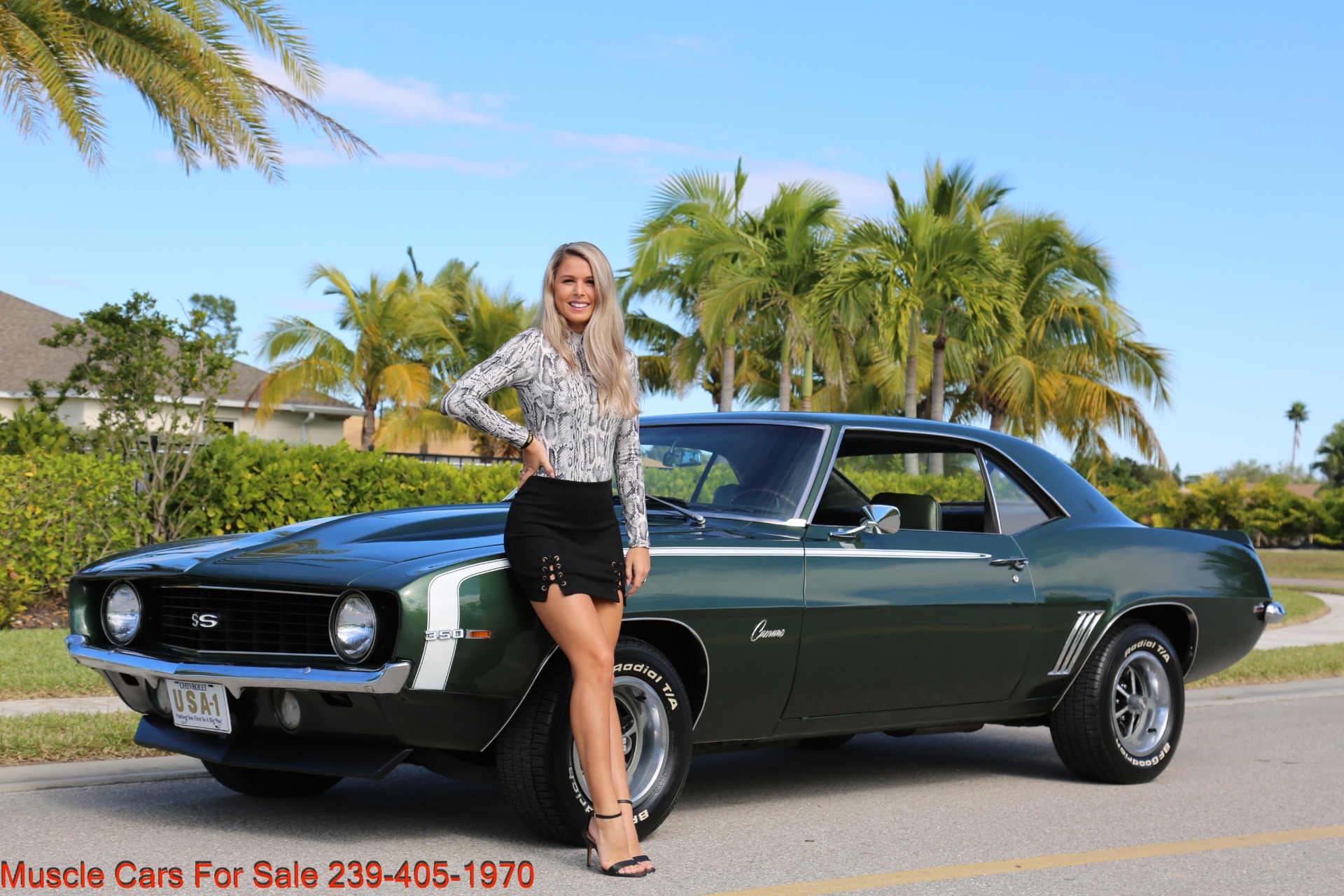 Used 1969 Chevrolet Camaro SS for sale Sold at Muscle Cars for Sale Inc. in Fort Myers FL 33912 2