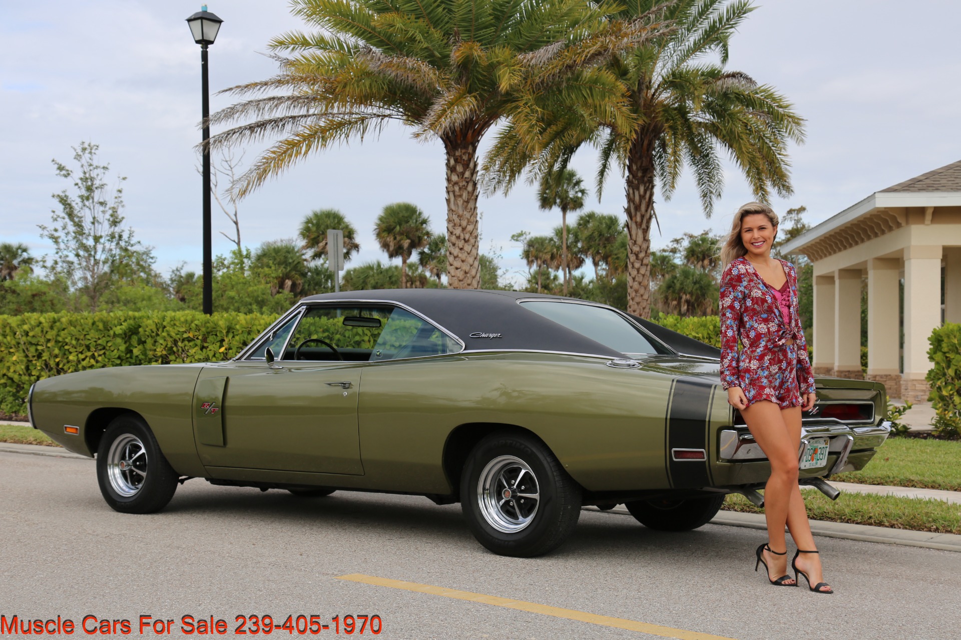 Used 1970 Dodge Charger V8 Auto With AC for sale Sold at Muscle Cars for Sale Inc. in Fort Myers FL 33912 4