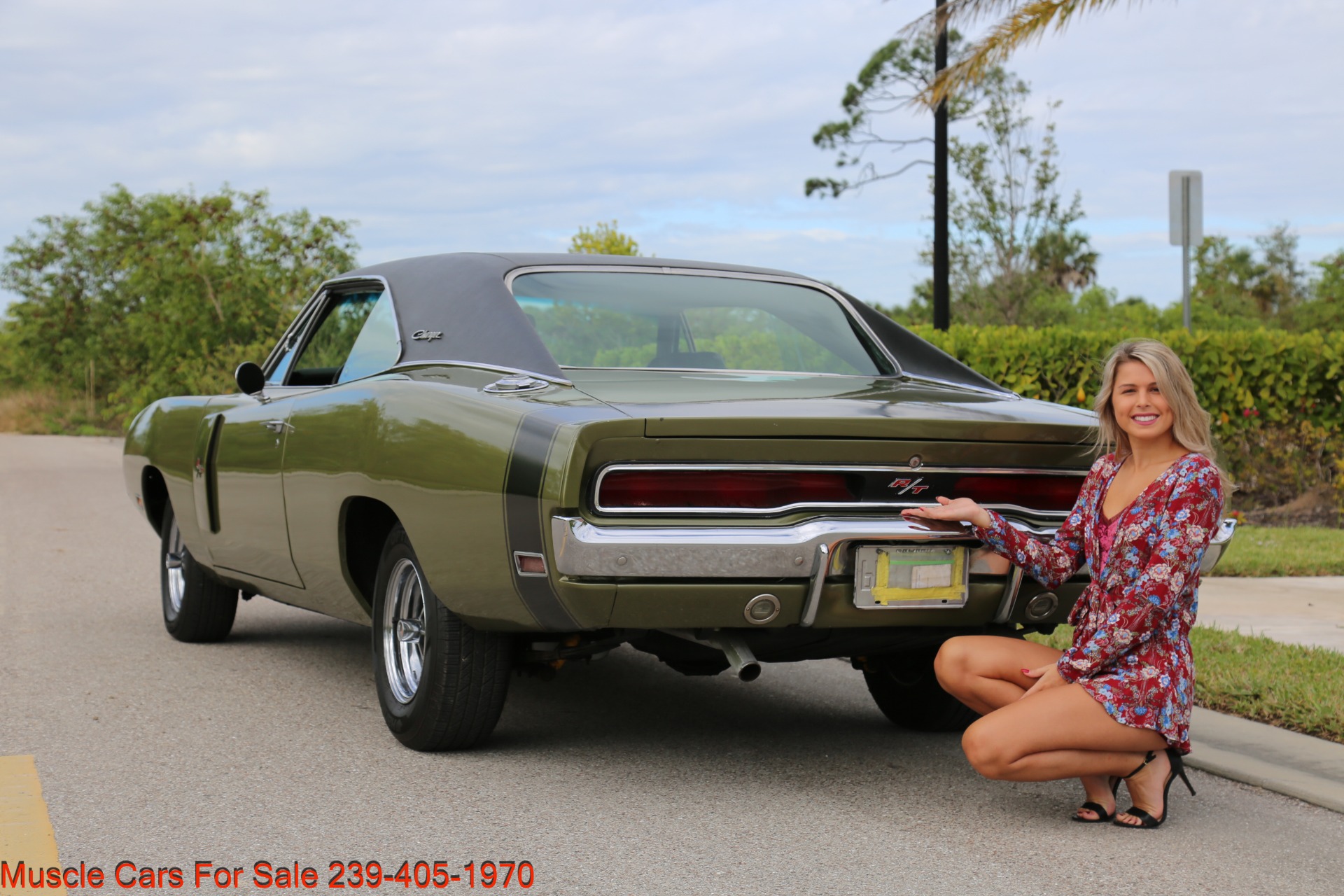 Used 1970 Dodge Charger V8 Auto With AC for sale Sold at Muscle Cars for Sale Inc. in Fort Myers FL 33912 5