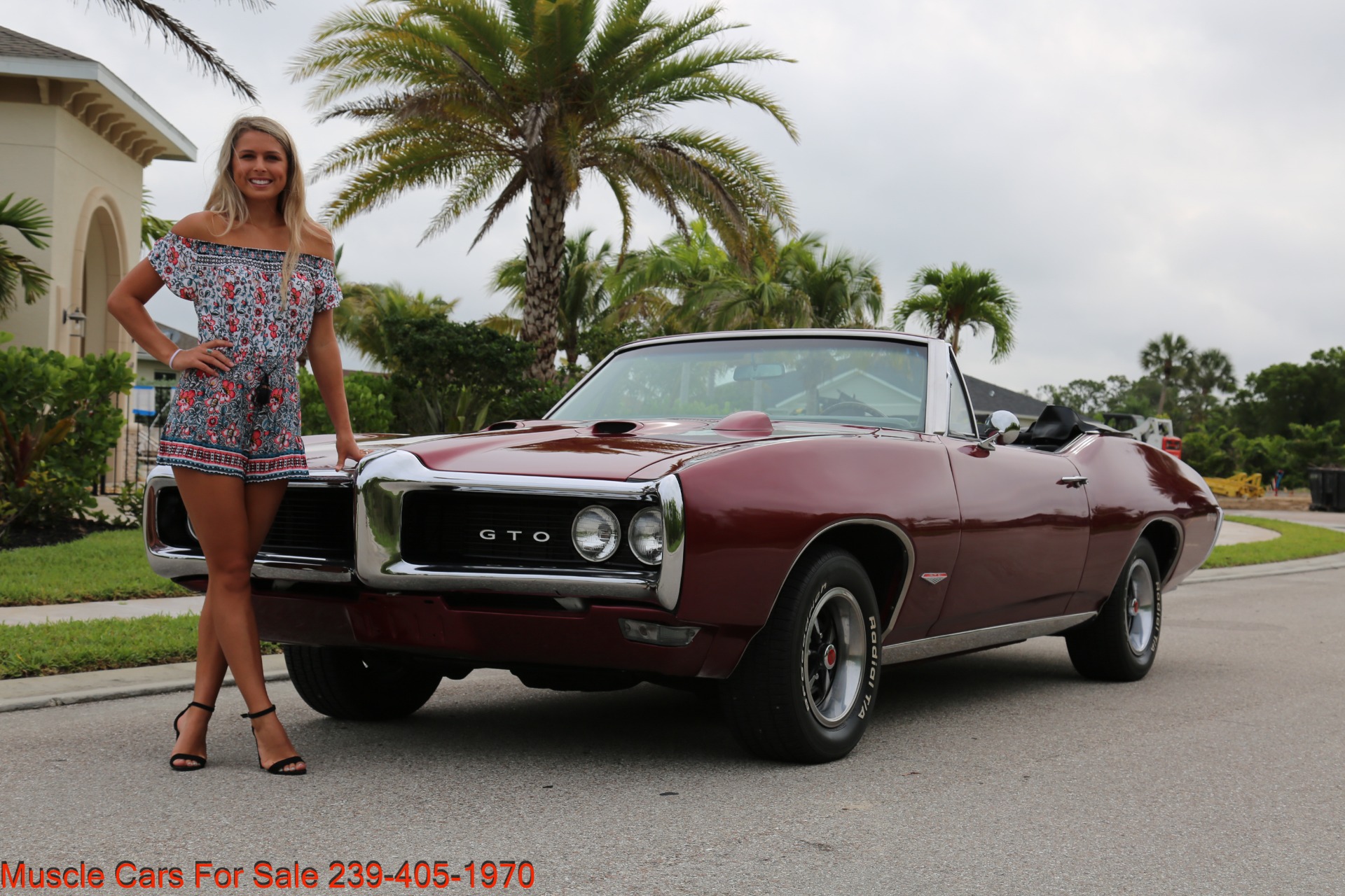 Used 1968 Pontiac GTO Convertible for sale Sold at Muscle Cars for Sale Inc. in Fort Myers FL 33912 2