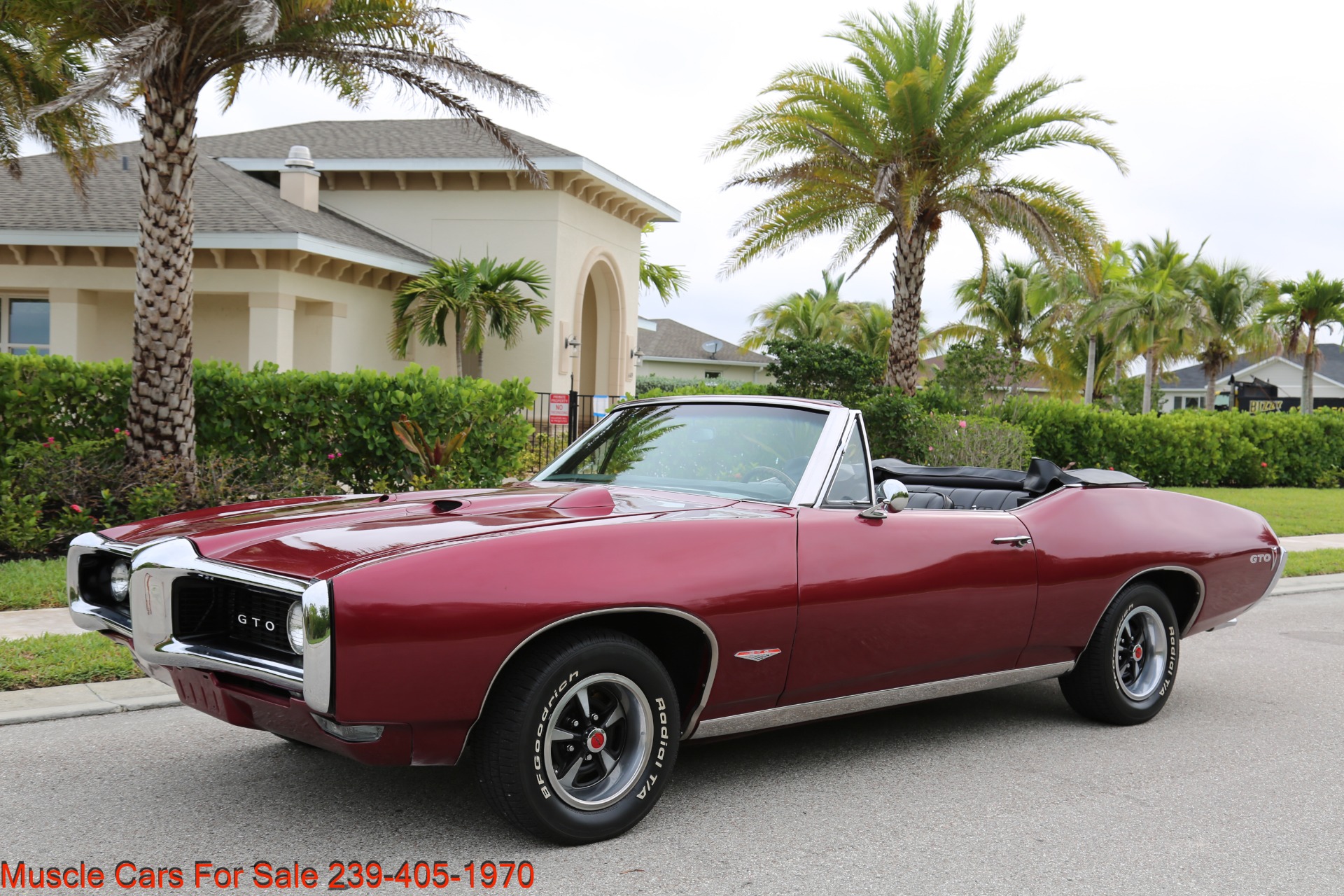Used 1968 Pontiac GTO Convertible for sale Sold at Muscle Cars for Sale Inc. in Fort Myers FL 33912 4