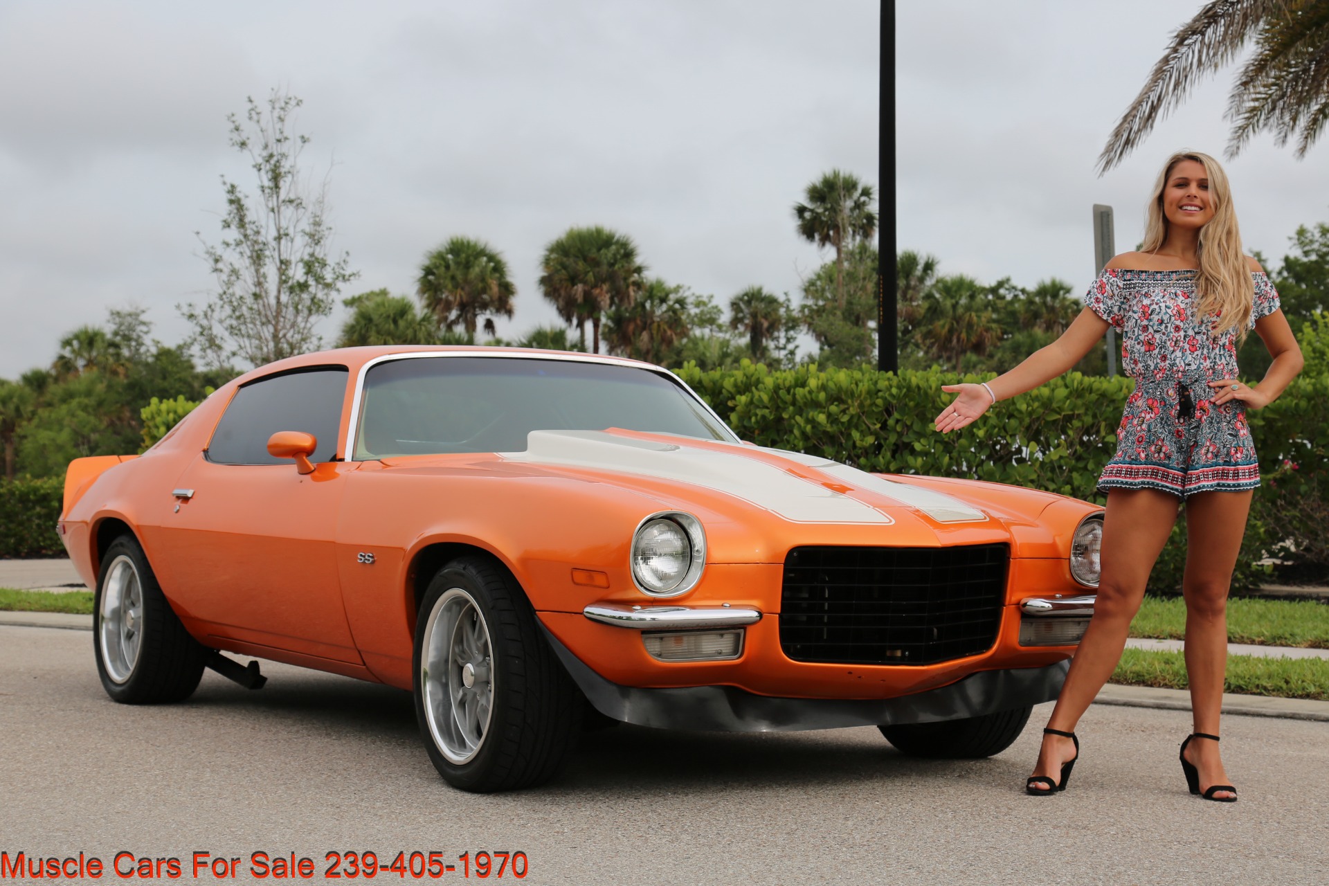 Used 1973 Chevrolet Camaro V8 Auto for sale Sold at Muscle Cars for Sale Inc. in Fort Myers FL 33912 1