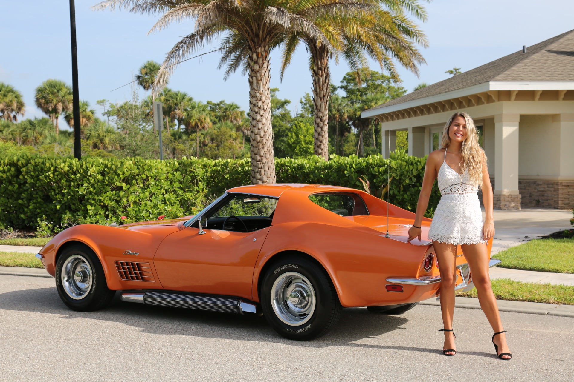 Used 1971 Chevy Corvette Removable rear Glass and T Top 4 speed for sale Sold at Muscle Cars for Sale Inc. in Fort Myers FL 33912 4