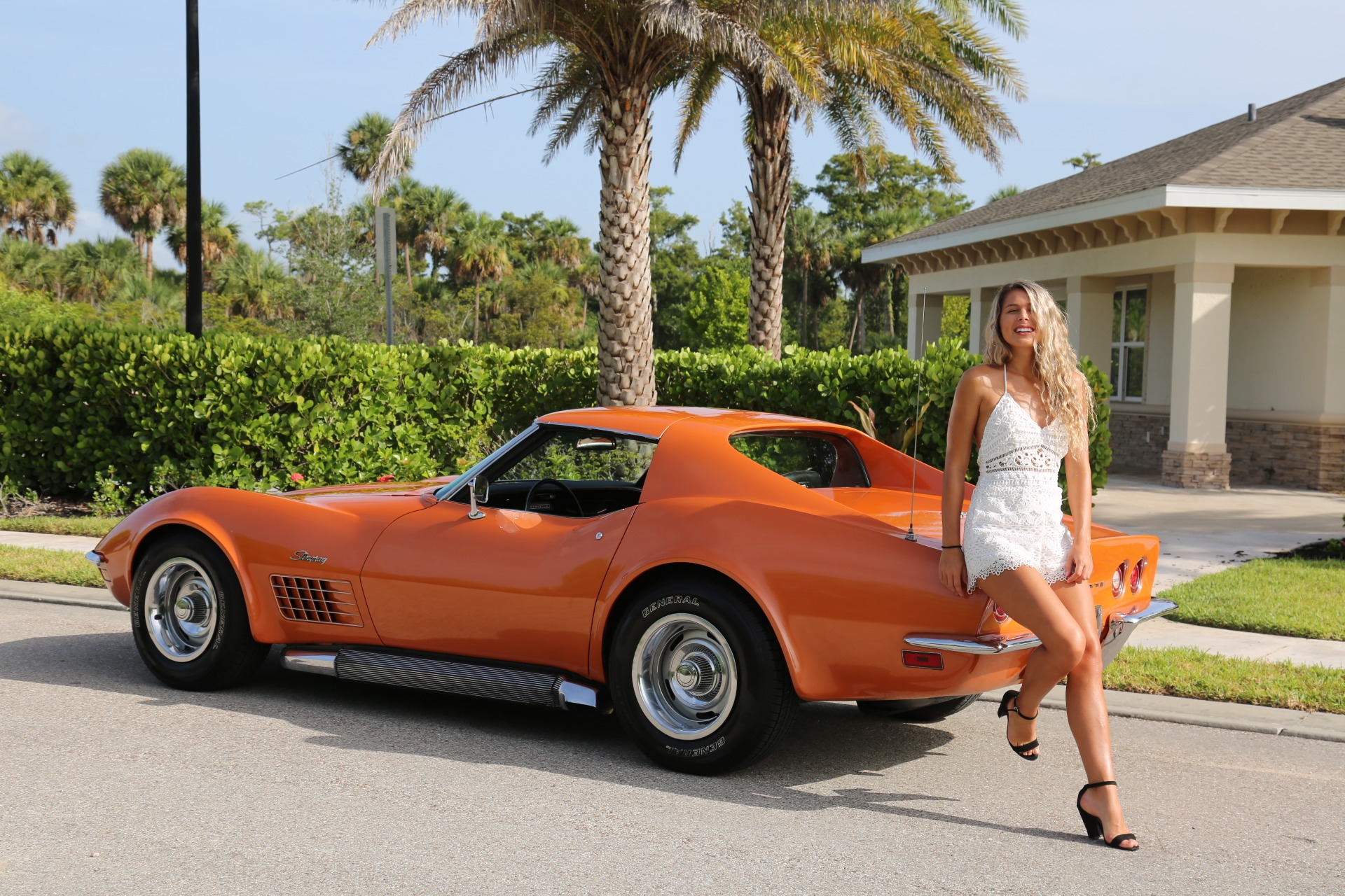 Used 1971 Chevy Corvette Removable rear Glass and T Top 4 speed for sale Sold at Muscle Cars for Sale Inc. in Fort Myers FL 33912 5
