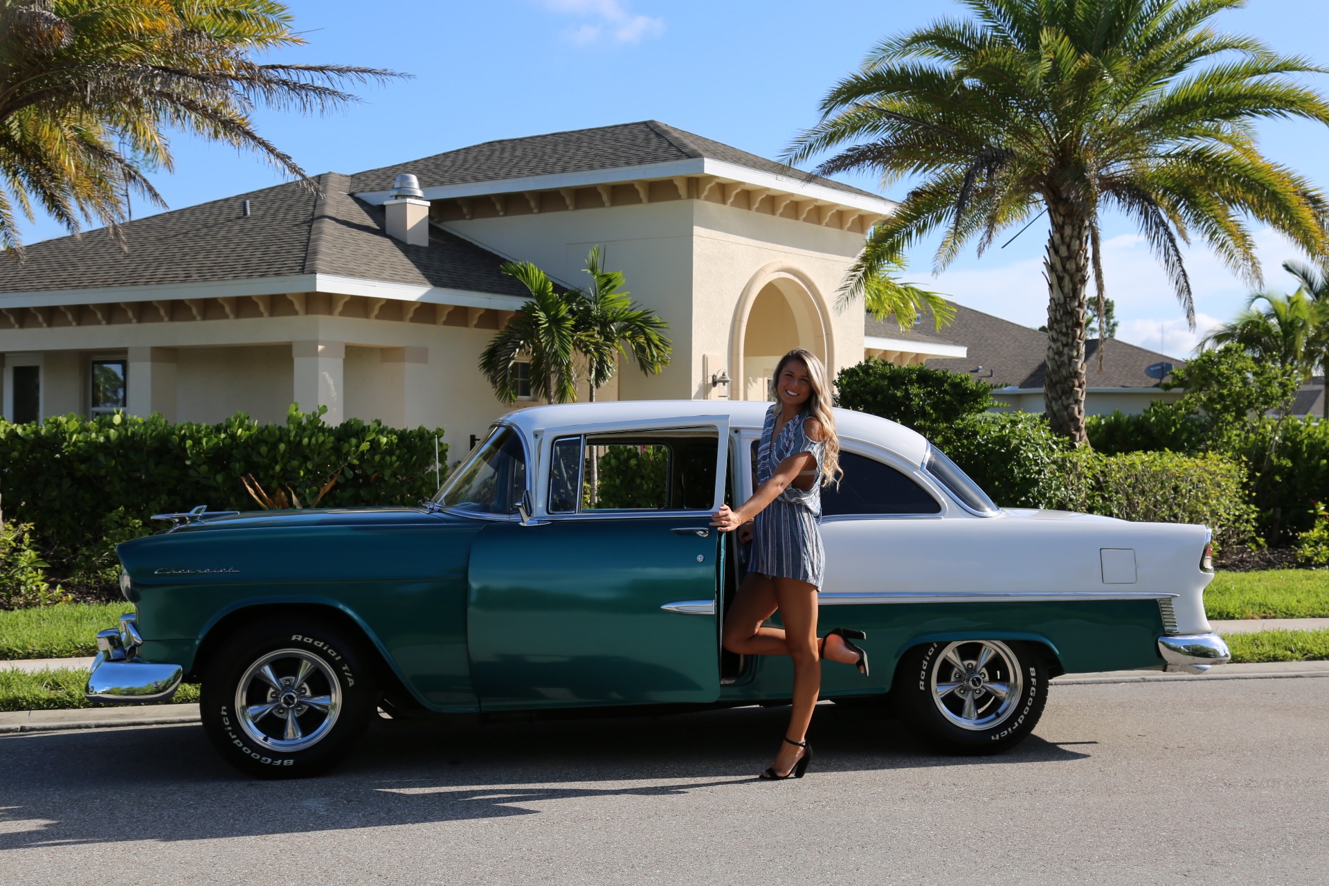 Used 1955 Chevy Bel Air for sale $34,500 at Muscle Cars for Sale Inc. in Fort Myers FL 33912 3
