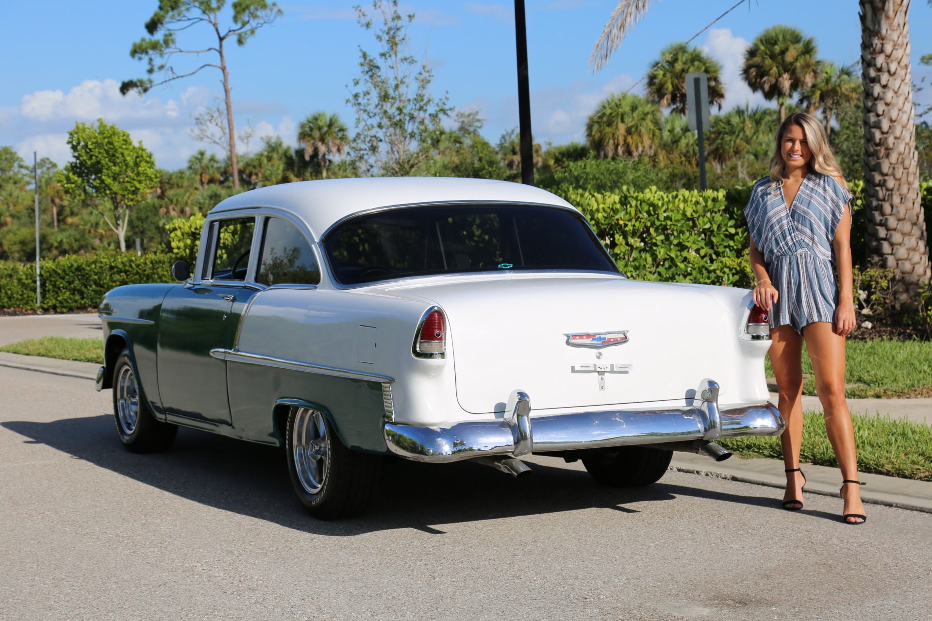 Used 1955 Chevy Bel Air for sale $34,500 at Muscle Cars for Sale Inc. in Fort Myers FL 33912 5