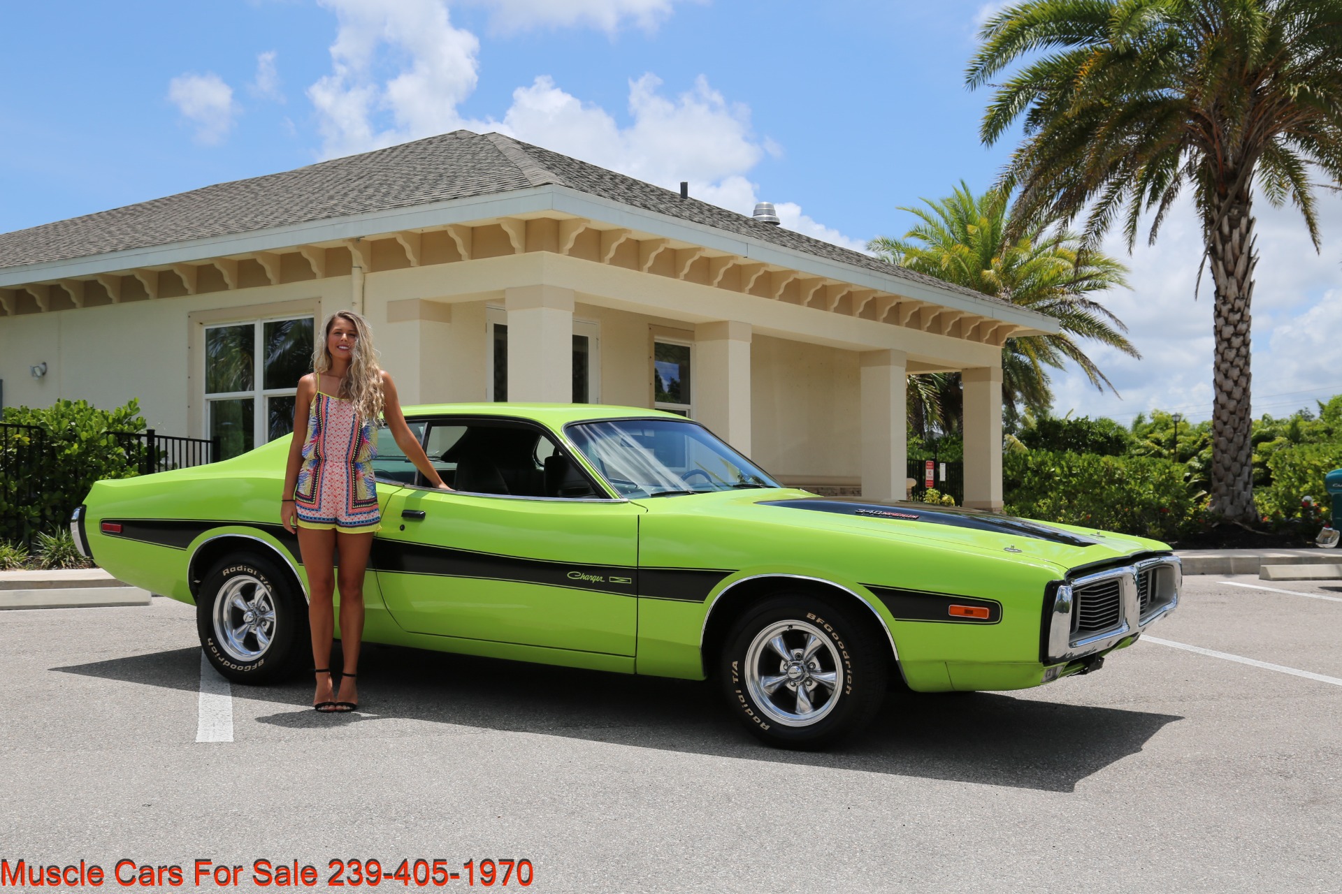 Used 1973 Dodge Charger 340 Auto Bucket Seats for sale Sold at Muscle Cars for Sale Inc. in Fort Myers FL 33912 1