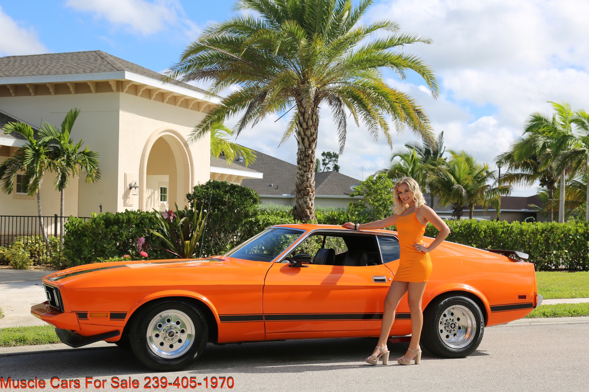 Used 1973 Ford Mustang V8 auto Fastback for sale Sold at Muscle Cars for Sale Inc. in Fort Myers FL 33912 3