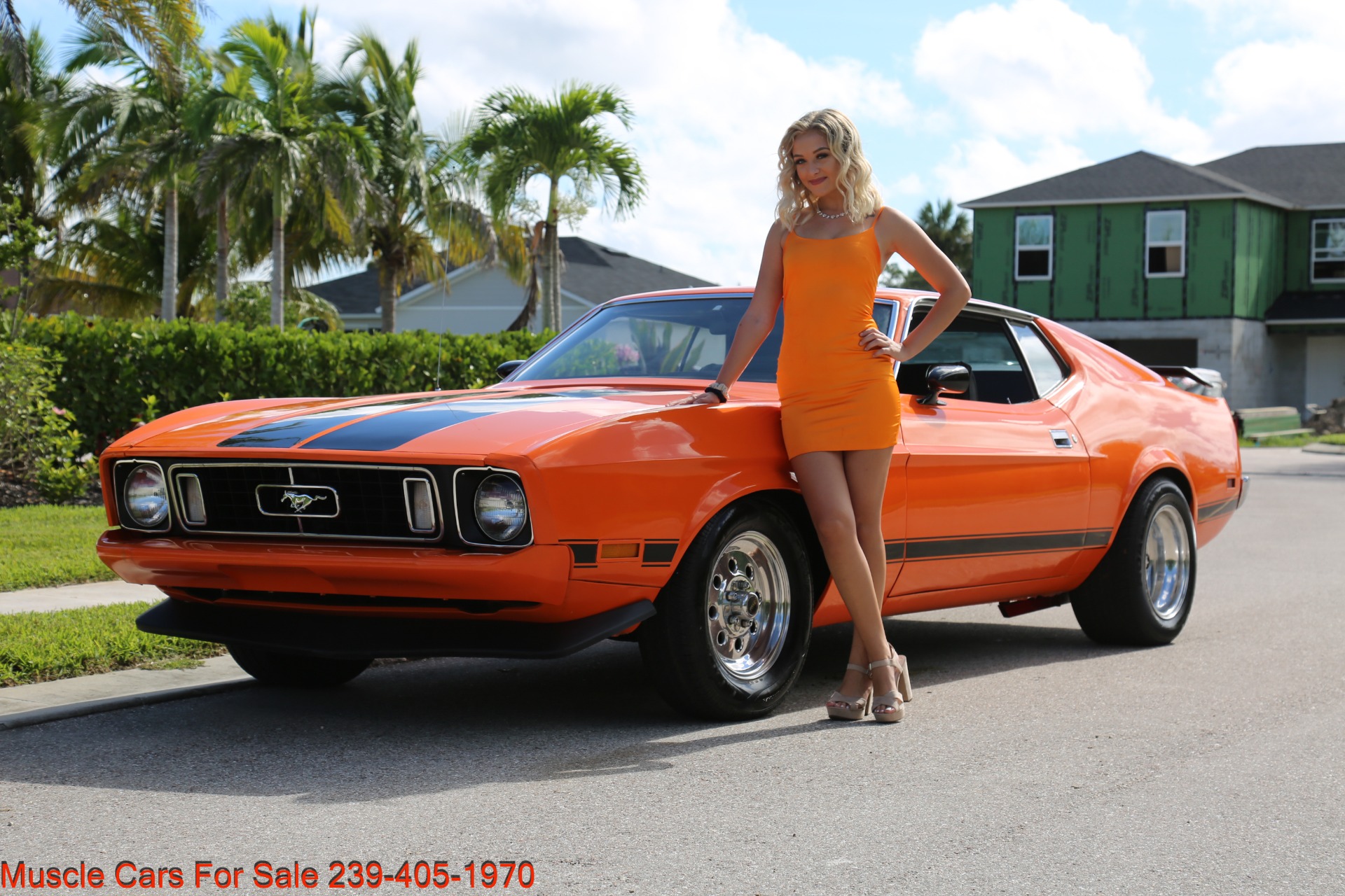 Used 1973 Ford Mustang V8 auto Fastback for sale Sold at Muscle Cars for Sale Inc. in Fort Myers FL 33912 5