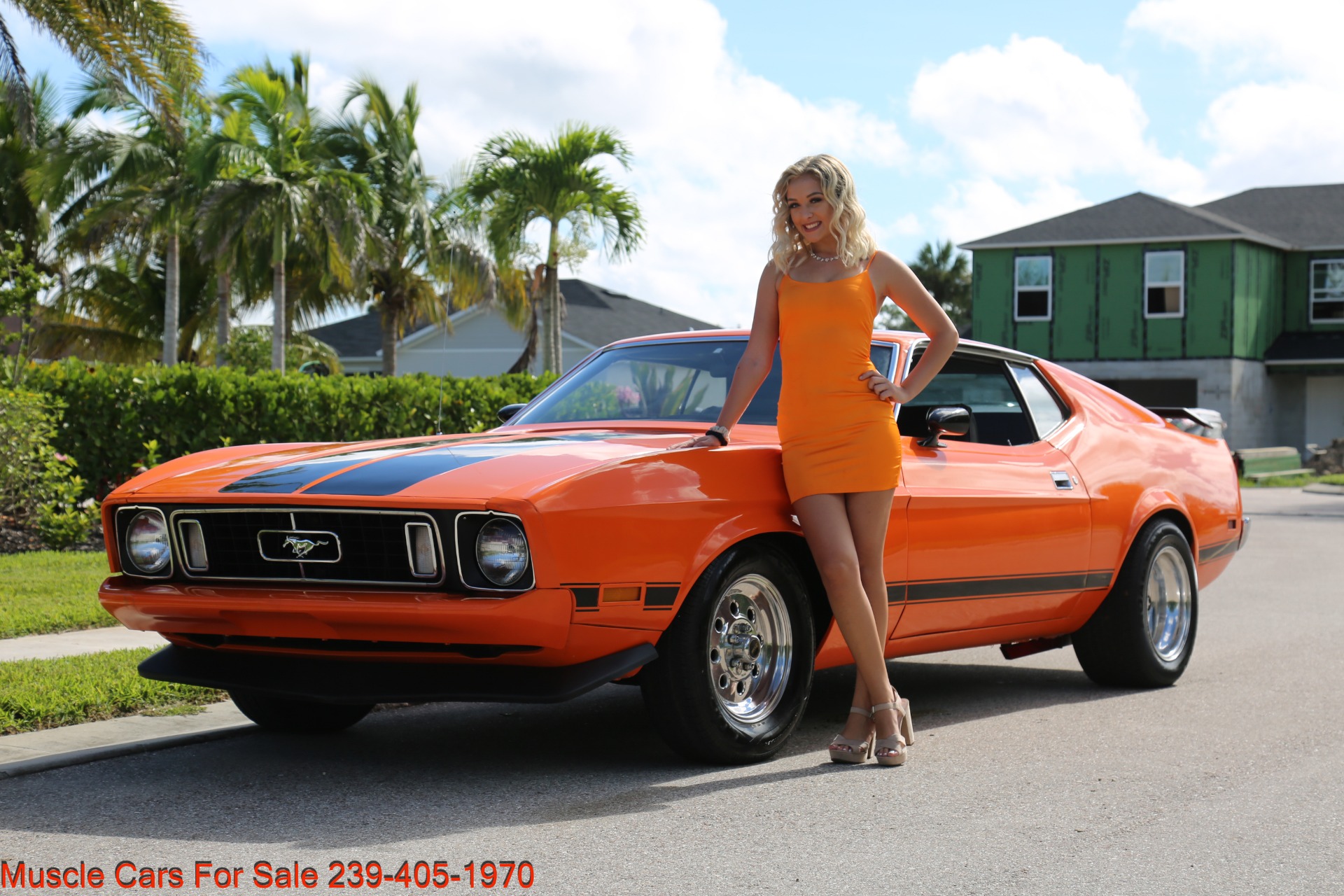 Used 1973 Ford Mustang V8 auto Fastback for sale Sold at Muscle Cars for Sale Inc. in Fort Myers FL 33912 6
