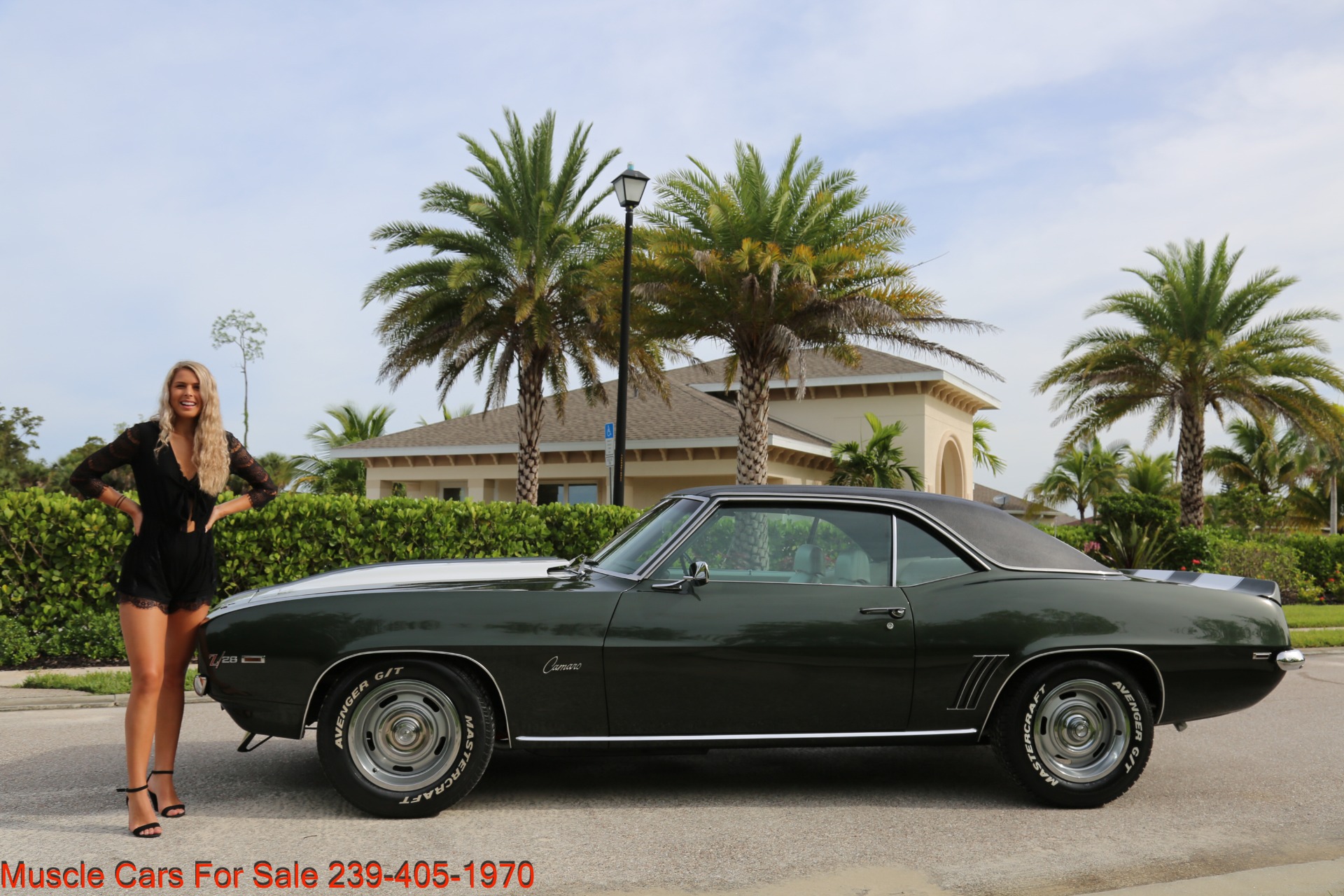 Used 1969 Chevy Camaro V8 Auto AC for sale Sold at Muscle Cars for Sale Inc. in Fort Myers FL 33912 2