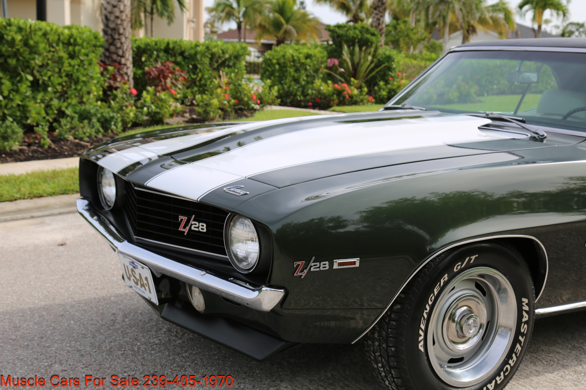 Used 1969 Chevy Camaro V8 Auto AC for sale Sold at Muscle Cars for Sale Inc. in Fort Myers FL 33912 5