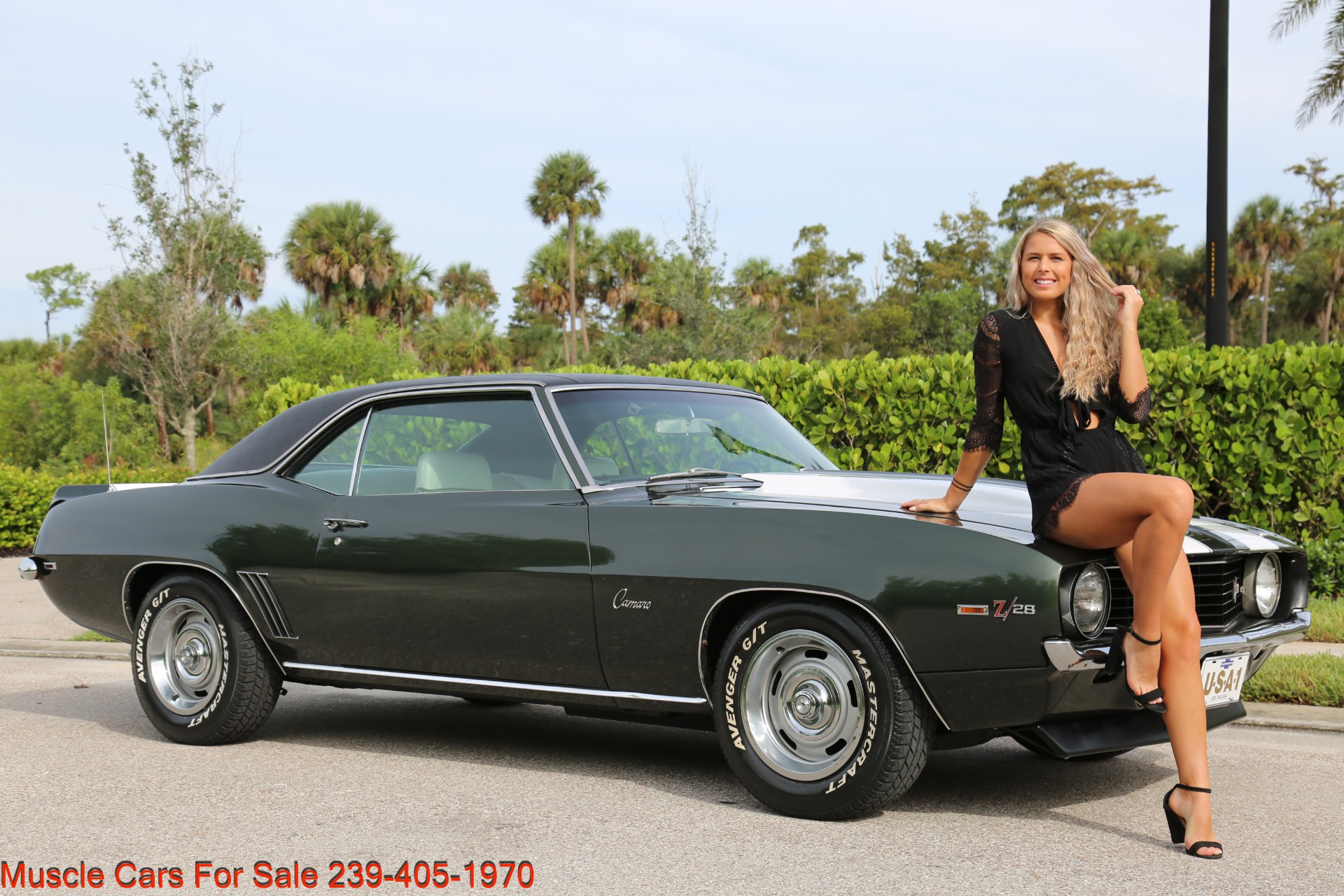 Used 1969 Chevy Camaro V8 Auto AC for sale Sold at Muscle Cars for Sale Inc. in Fort Myers FL 33912 1