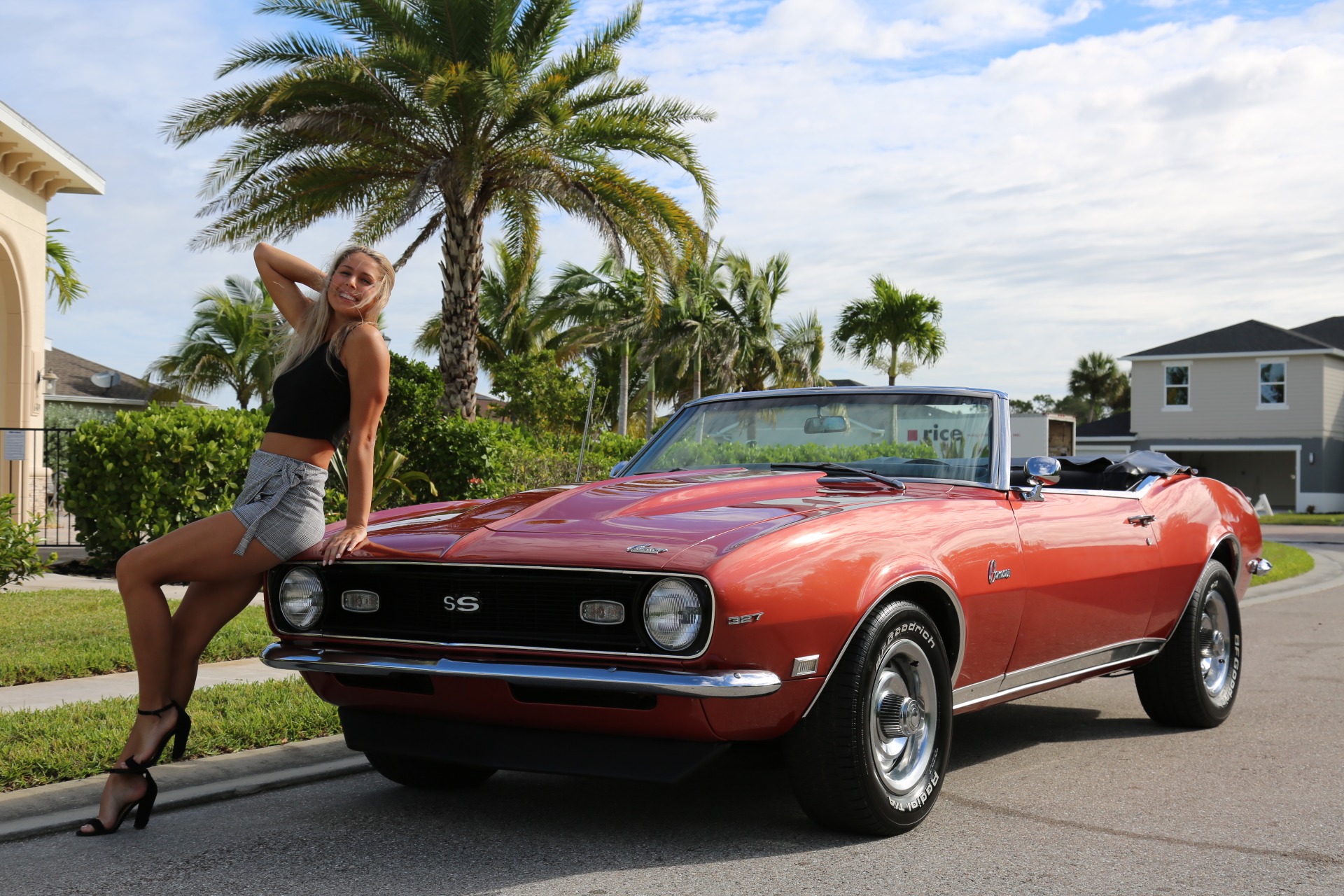 Used 1968 Chevy Camaro Convertible V8 Auto for sale Sold at Muscle Cars for Sale Inc. in Fort Myers FL 33912 4