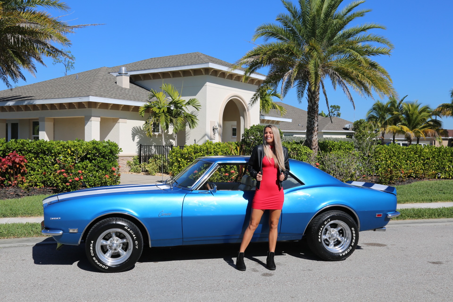 Used 1968 Chevy Camaro Coupe 4 Speed manual 350 stroked to 383 Engine AC for sale Sold at Muscle Cars for Sale Inc. in Fort Myers FL 33912 2