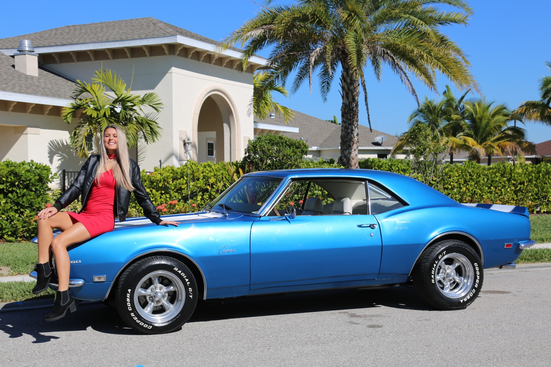 Used 1968 Chevy Camaro Coupe 4 Speed manual 350 stroked to 383 Engine AC for sale Sold at Muscle Cars for Sale Inc. in Fort Myers FL 33912 3