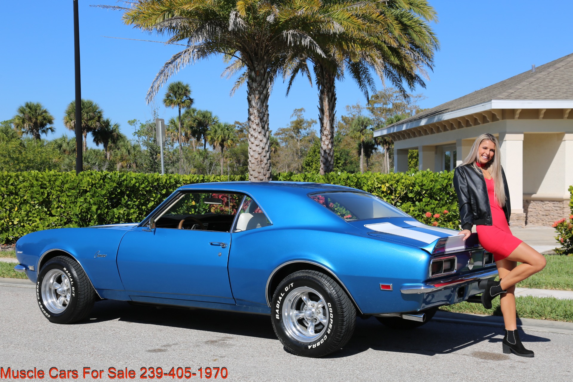 Used 1968 Chevy Camaro Coupe 4 Speed manual 350 stroked to 383 Engine AC for sale Sold at Muscle Cars for Sale Inc. in Fort Myers FL 33912 7