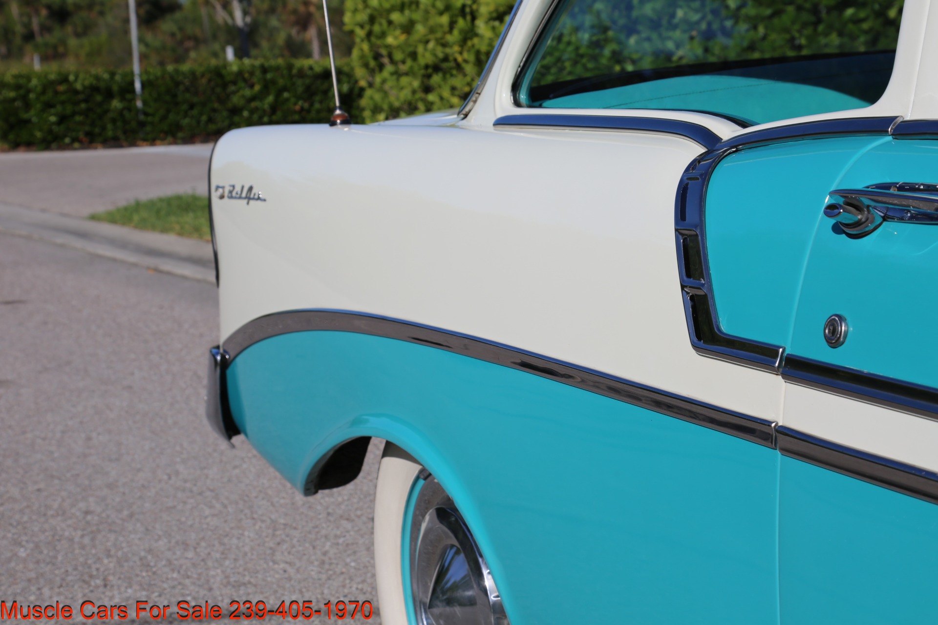 Used 1956 Chevy Bel Air Belair for sale Sold at Muscle Cars for Sale Inc. in Fort Myers FL 33912 8
