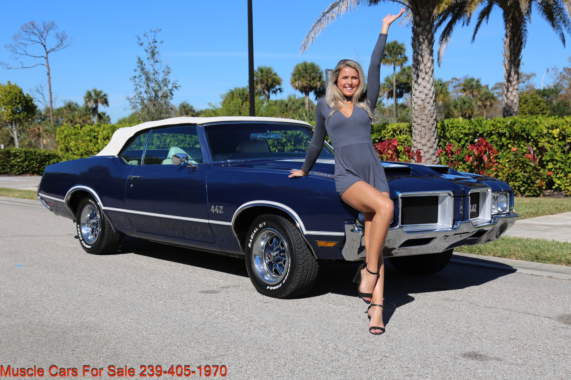 Used 1971 Olds 442 Convertible for sale Sold at Muscle Cars for Sale Inc. in Fort Myers FL 33912 3