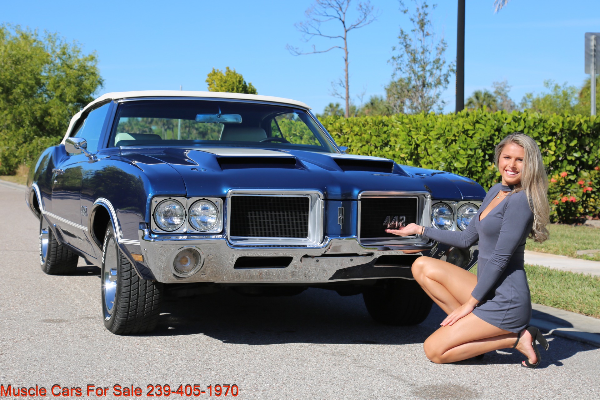 Used 1971 Olds 442 Convertible for sale Sold at Muscle Cars for Sale Inc. in Fort Myers FL 33912 4