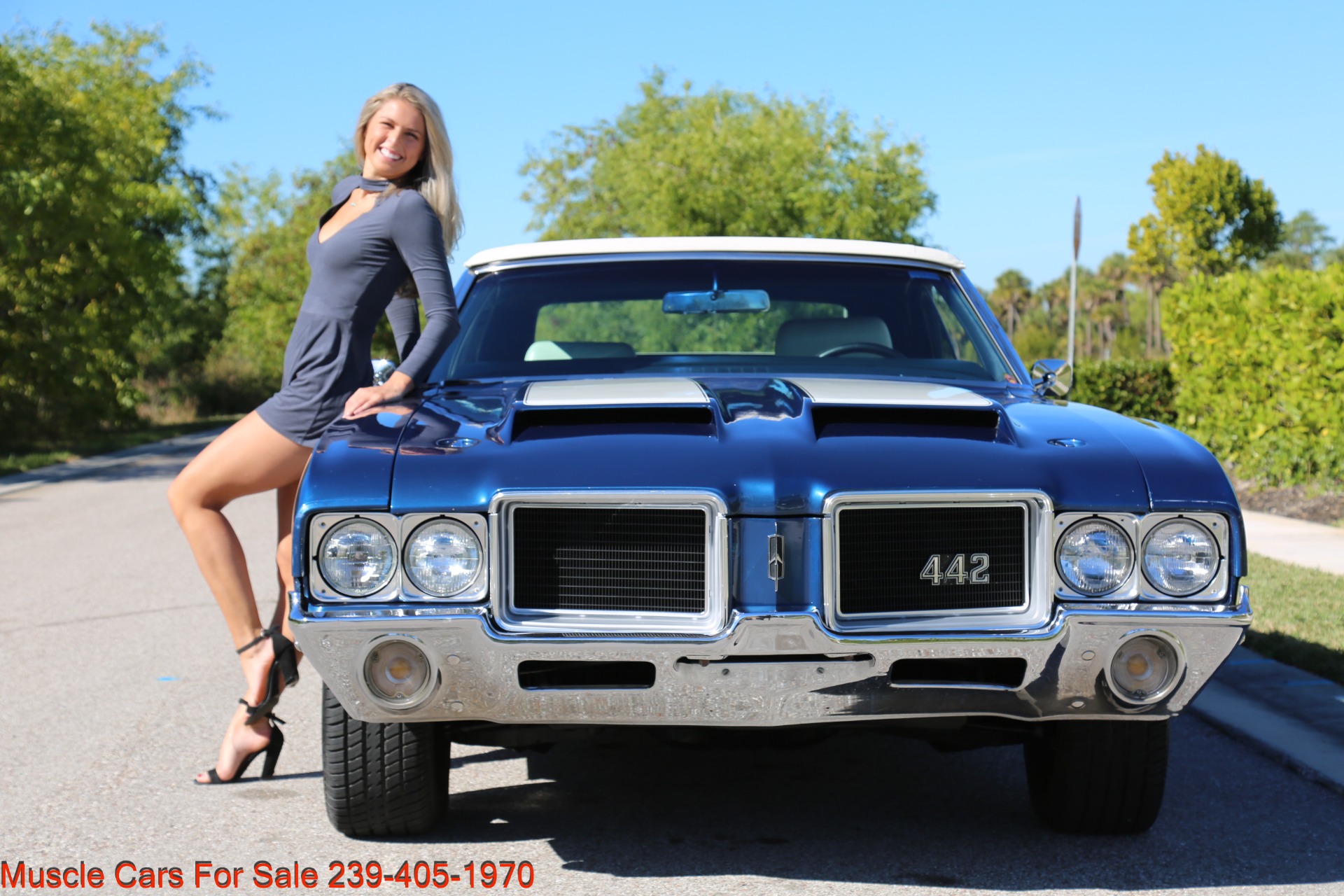 Used 1971 Olds 442 Convertible for sale Sold at Muscle Cars for Sale Inc. in Fort Myers FL 33912 5