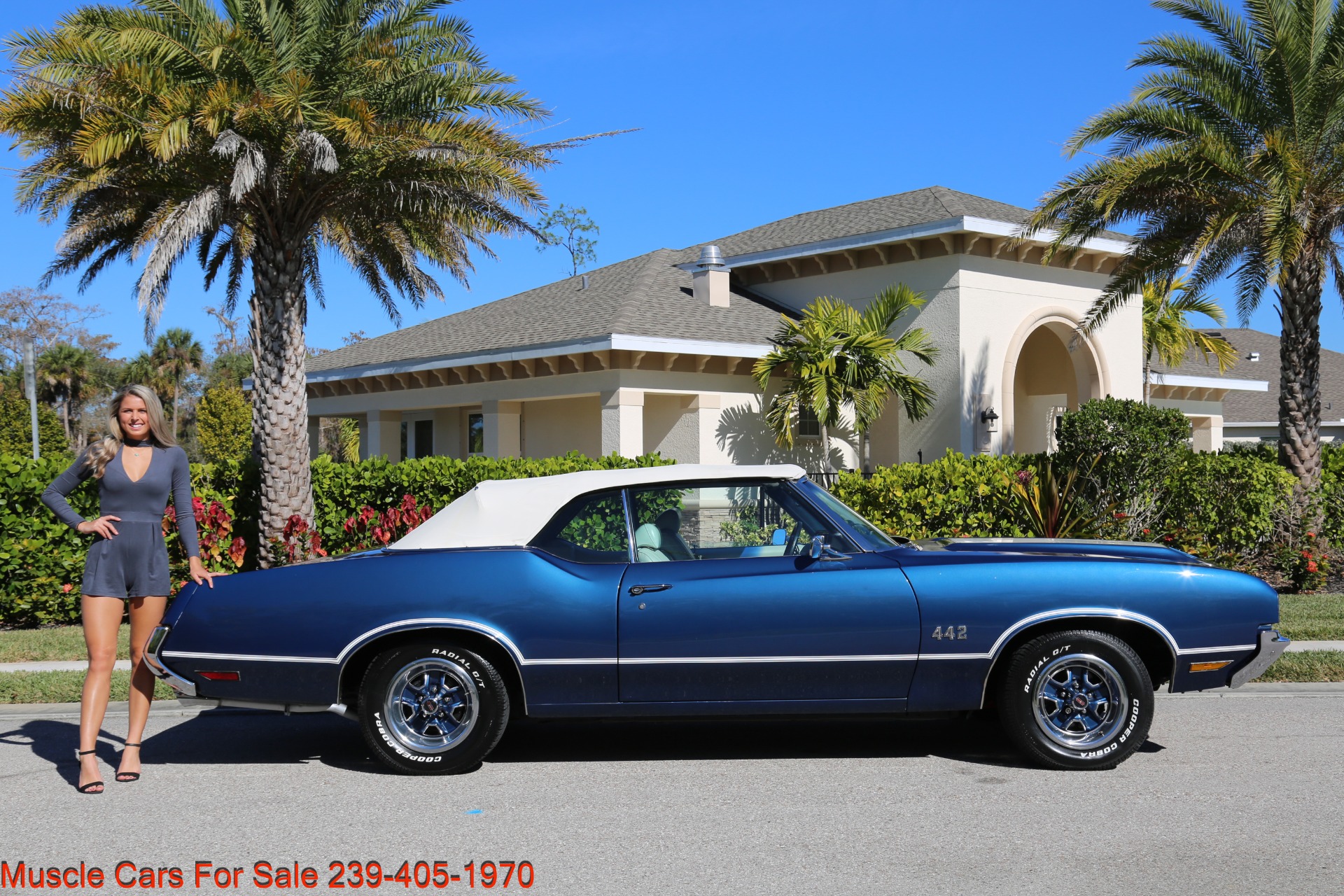 Used 1971 Olds 442 Convertible for sale Sold at Muscle Cars for Sale Inc. in Fort Myers FL 33912 7