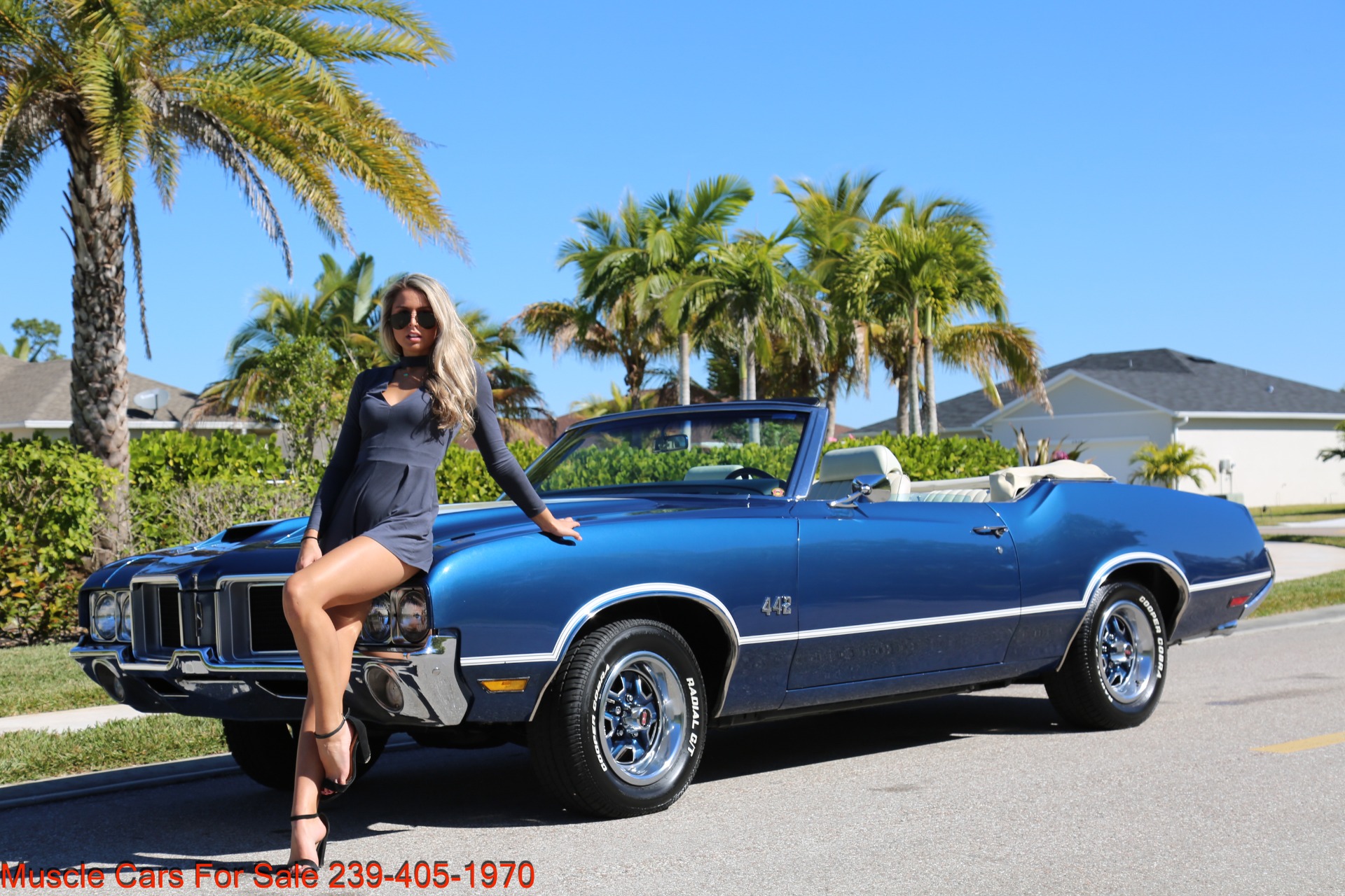 Used 1971 Olds 442 Convertible for sale Sold at Muscle Cars for Sale Inc. in Fort Myers FL 33912 1
