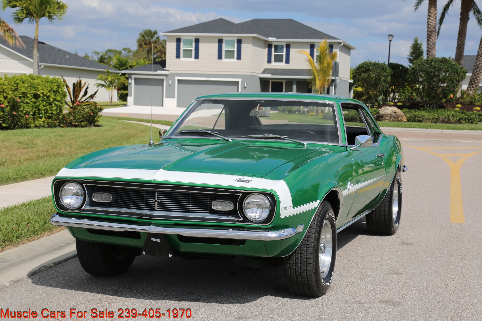 Used 1968 Chevrolet Camaro Rally Green Irid for sale Sold at Muscle Cars for Sale Inc. in Fort Myers FL 33912 4