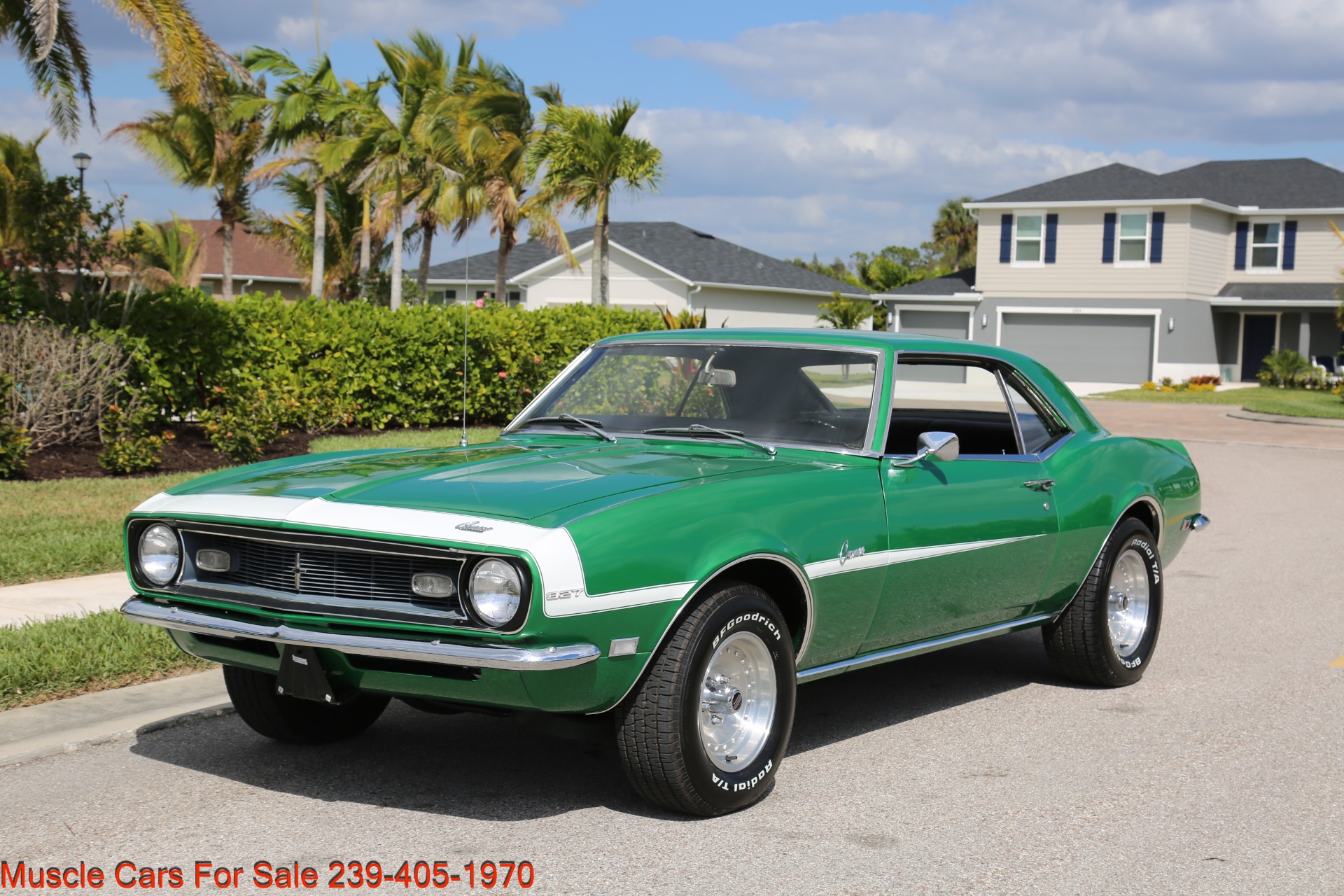Used 1968 Chevrolet Camaro Rally Green Irid for sale Sold at Muscle Cars for Sale Inc. in Fort Myers FL 33912 5