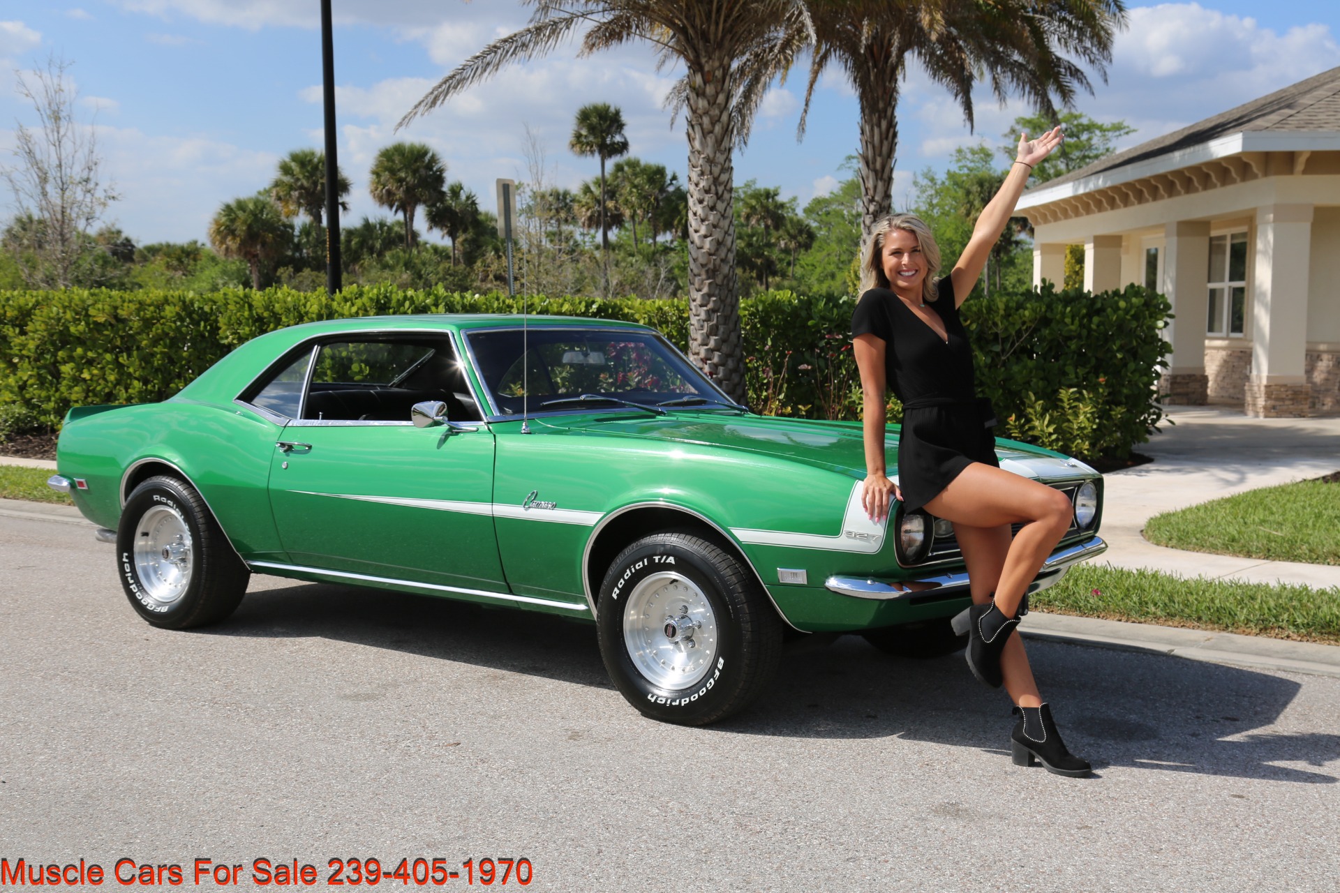 Used 1968 Chevrolet Camaro Rally Green Irid for sale Sold at Muscle Cars for Sale Inc. in Fort Myers FL 33912 1