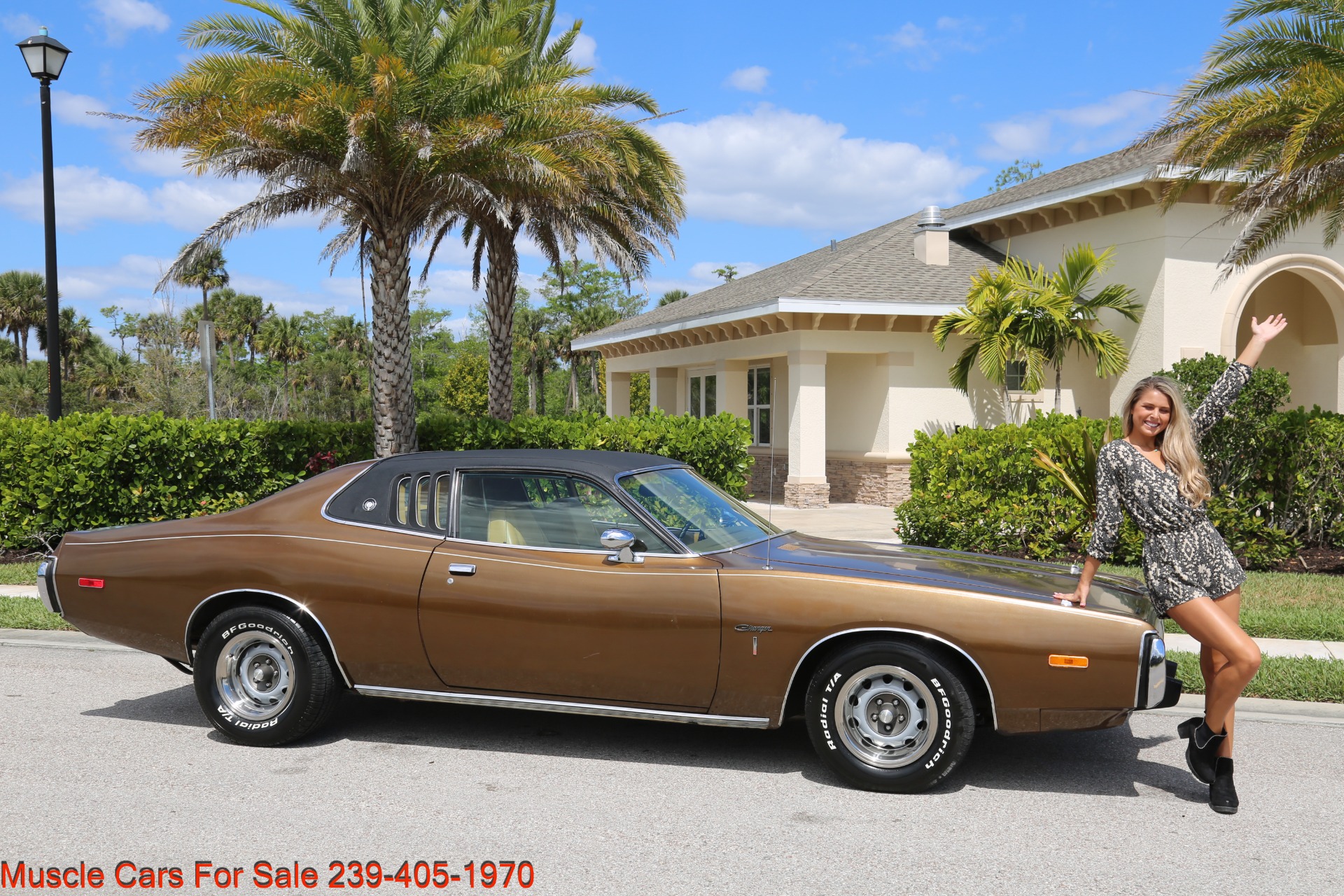 Used 1973 Dodge Charger 500 SE for sale Sold at Muscle Cars for Sale Inc. in Fort Myers FL 33912 1