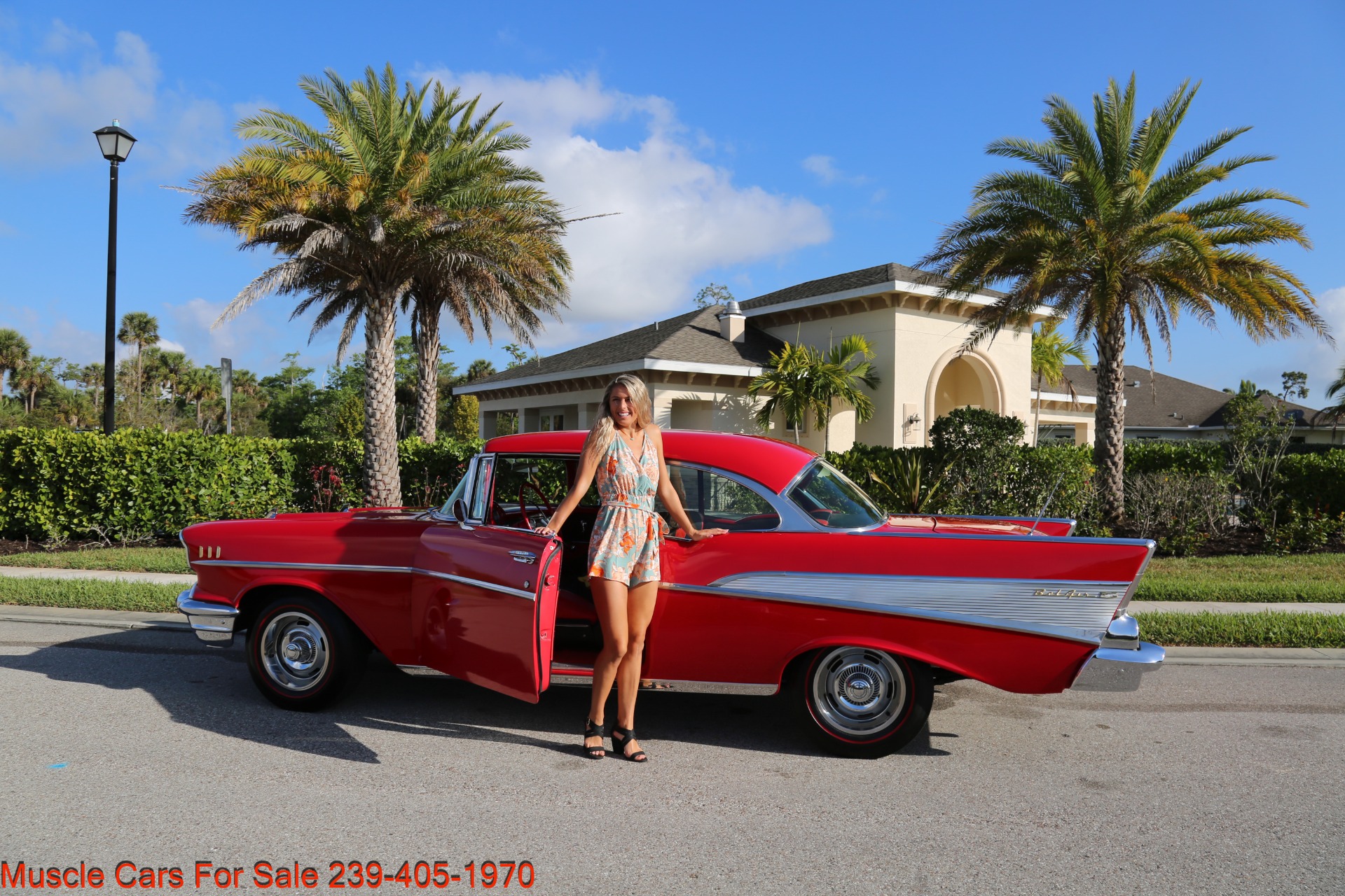Used 1957 Chevrolet Belair BelAir for sale Sold at Muscle Cars for Sale Inc. in Fort Myers FL 33912 2