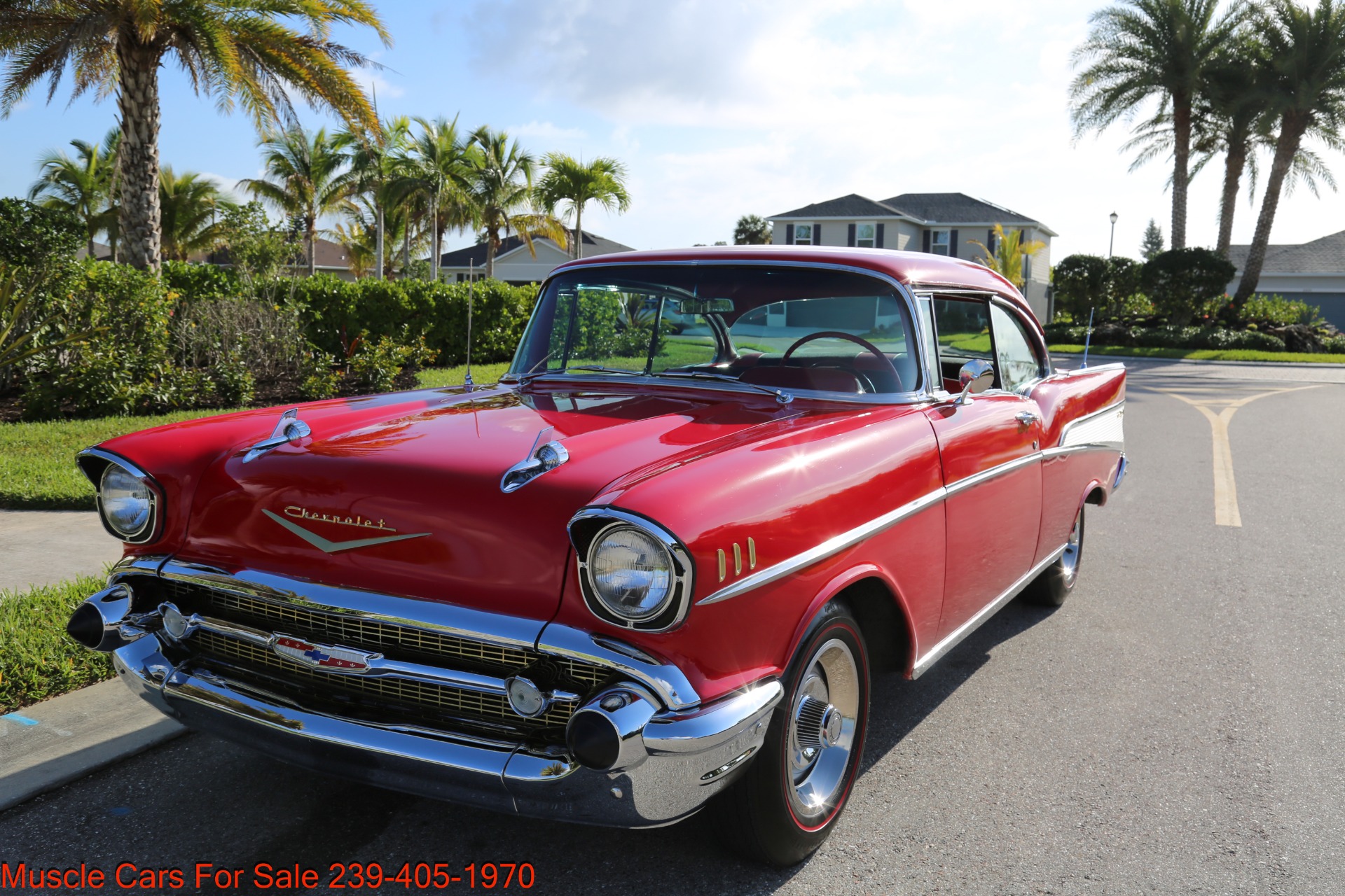 Used 1957 Chevrolet Belair BelAir for sale Sold at Muscle Cars for Sale Inc. in Fort Myers FL 33912 6