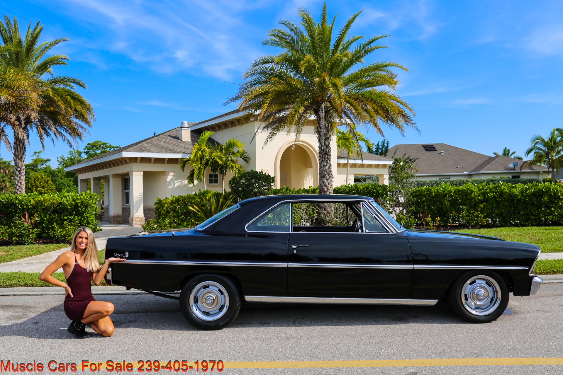 Used 1967 Chevrolet Nova V8 Auto for sale Sold at Muscle Cars for Sale Inc. in Fort Myers FL 33912 8