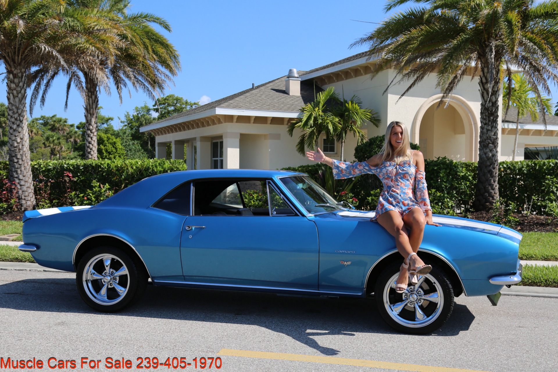 Used 1967 Chevrolet Camaro SS Trimed for sale Sold at Muscle Cars for Sale Inc. in Fort Myers FL 33912 3