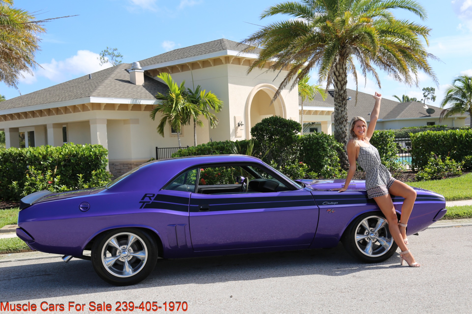 Used 1971 Dodge Challenger RT for sale Sold at Muscle Cars for Sale Inc. in Fort Myers FL 33912 4