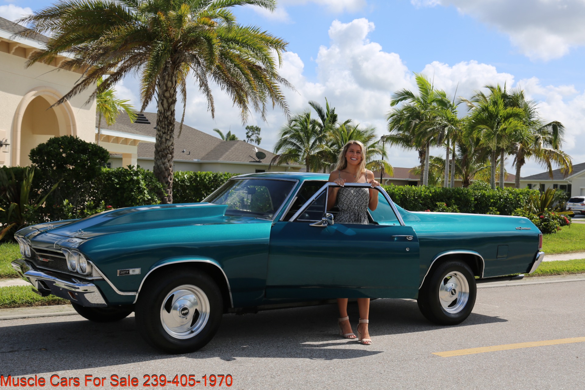 Used 1968 Chevrolet El Camino for sale Sold at Muscle Cars for Sale Inc. in Fort Myers FL 33912 2