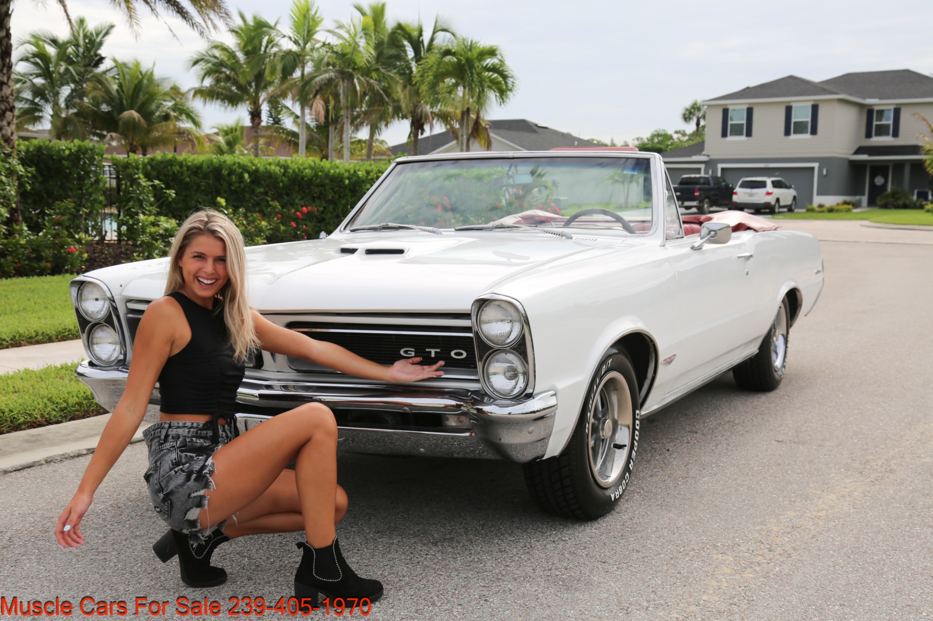 Used 1965 Pontiac Lemans GTO Convertible Convertible for sale Sold at Muscle Cars for Sale Inc. in Fort Myers FL 33912 2