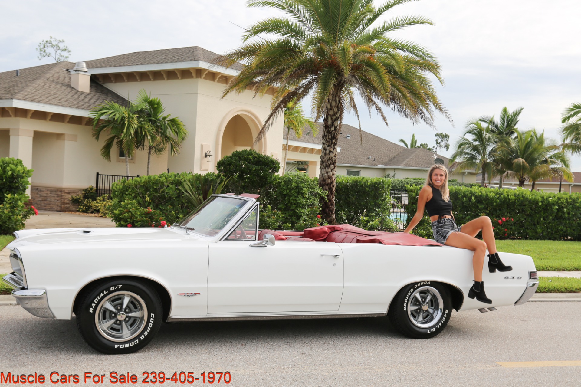 Used 1965 Pontiac Lemans GTO Convertible Convertible for sale Sold at Muscle Cars for Sale Inc. in Fort Myers FL 33912 4