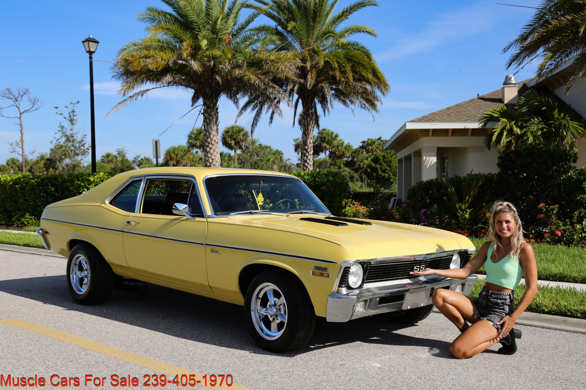 Used 1970 Chevrolet Nova SS 396 Nova for sale Sold at Muscle Cars for Sale Inc. in Fort Myers FL 33912 1
