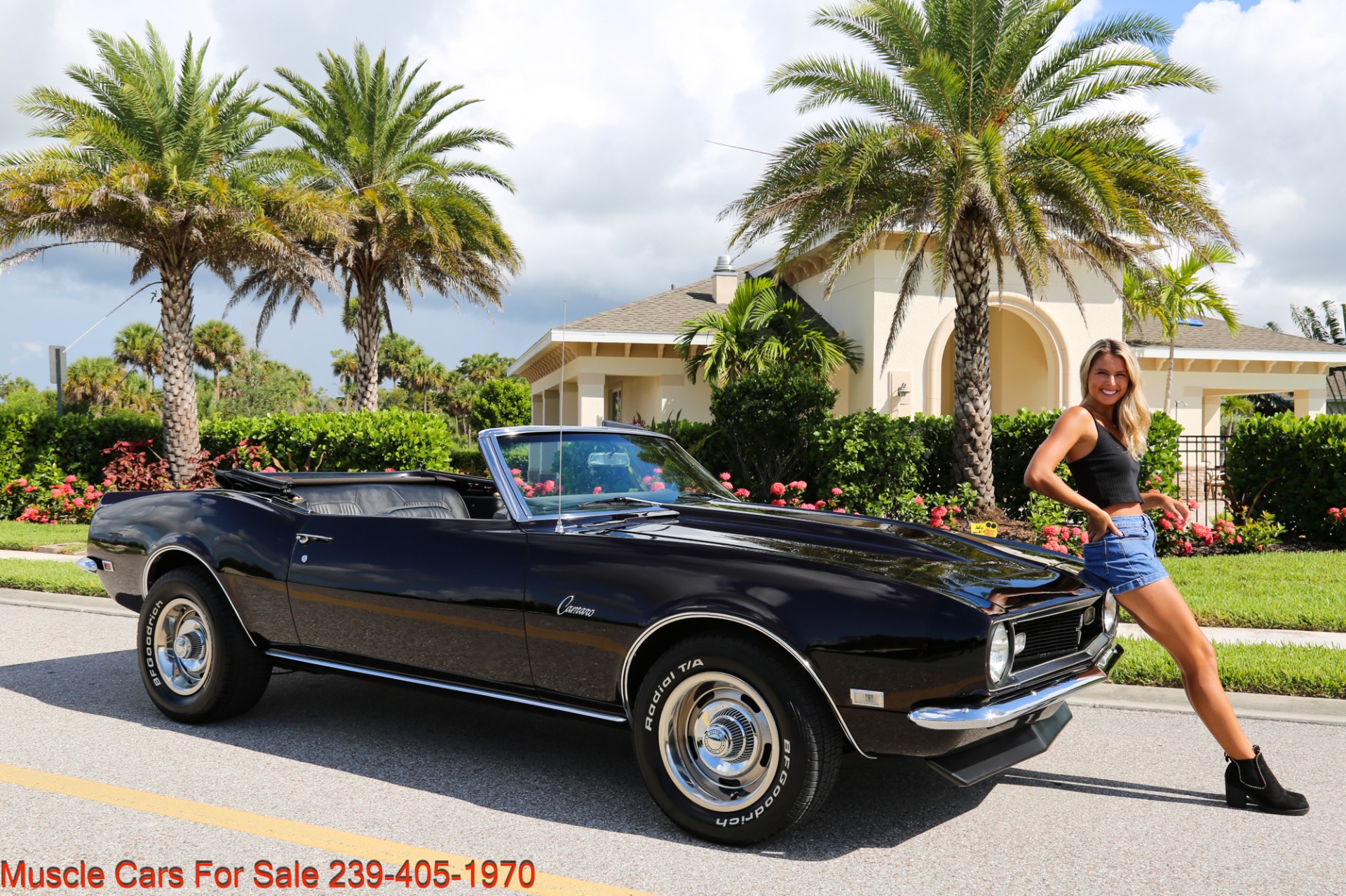 Used 1968 Chevrolet Camaro Convertible for sale Sold at Muscle Cars for Sale Inc. in Fort Myers FL 33912 1