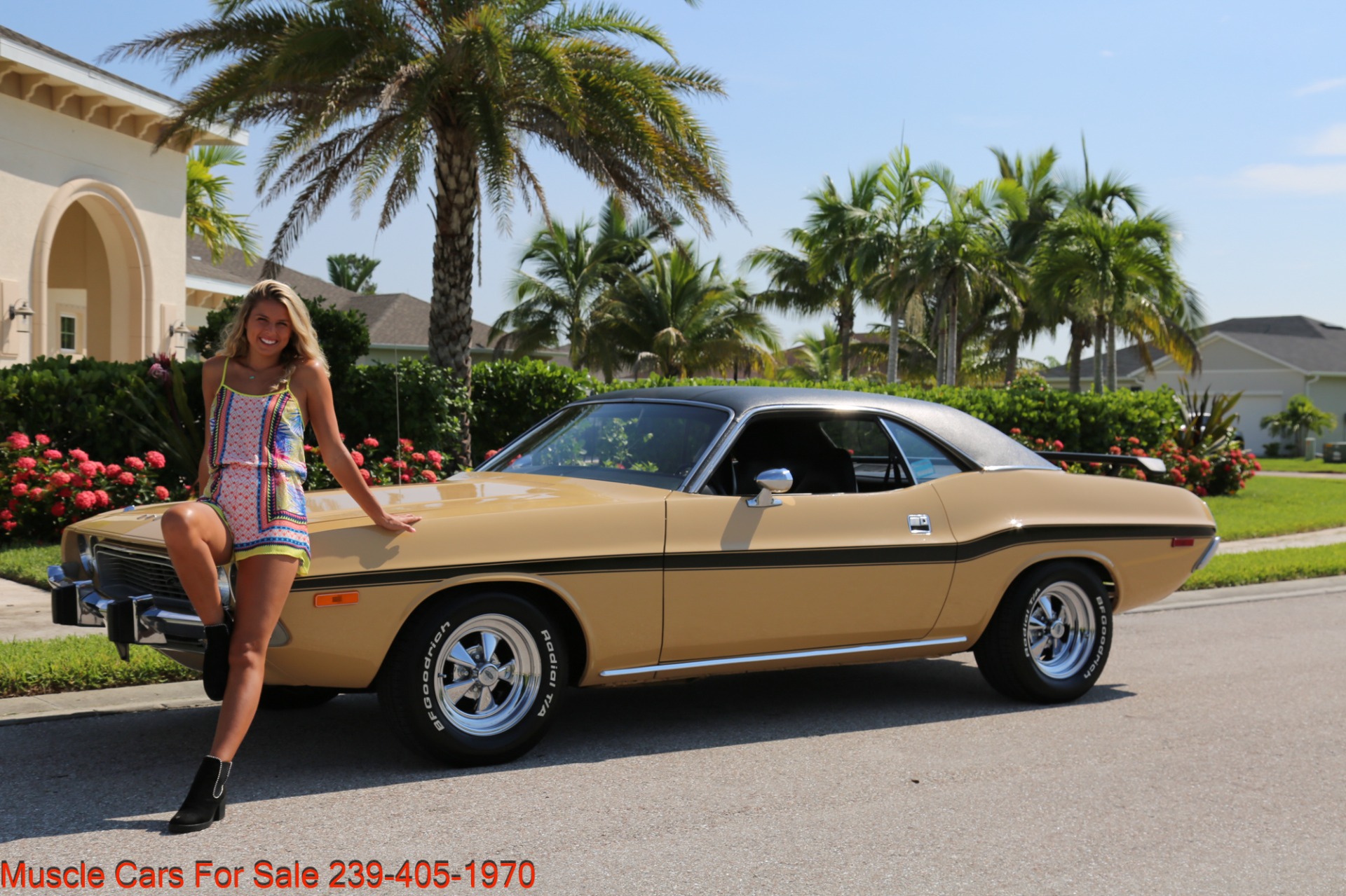 Used 1974 Dodge Challenger V8 Auto for sale Sold at Muscle Cars for Sale Inc. in Fort Myers FL 33912 1