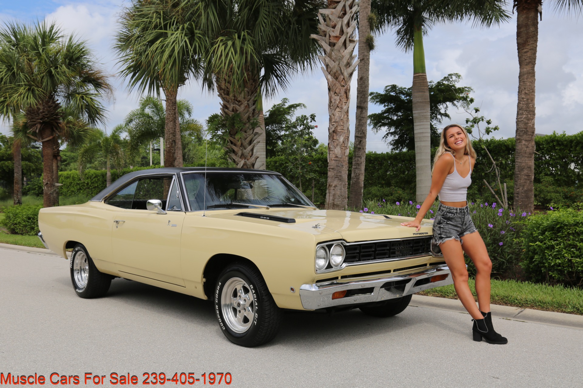 Used 1968 Plymouth Road Runner # Match Road Runner for sale Sold at Muscle Cars for Sale Inc. in Fort Myers FL 33912 1