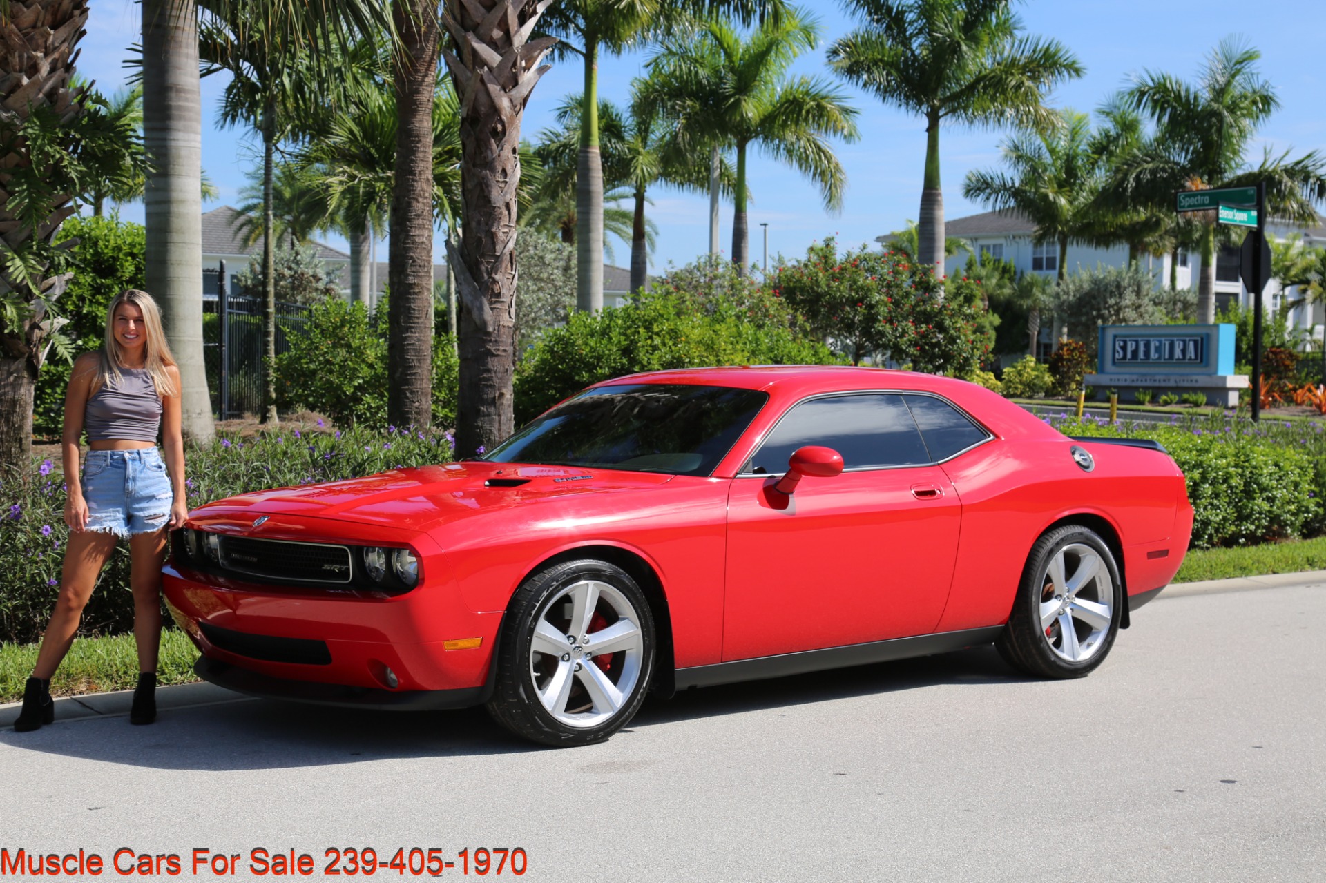 Used 2009 Dodge Challenger SRT8 SRT 8 for sale Sold at Muscle Cars for Sale Inc. in Fort Myers FL 33912 4