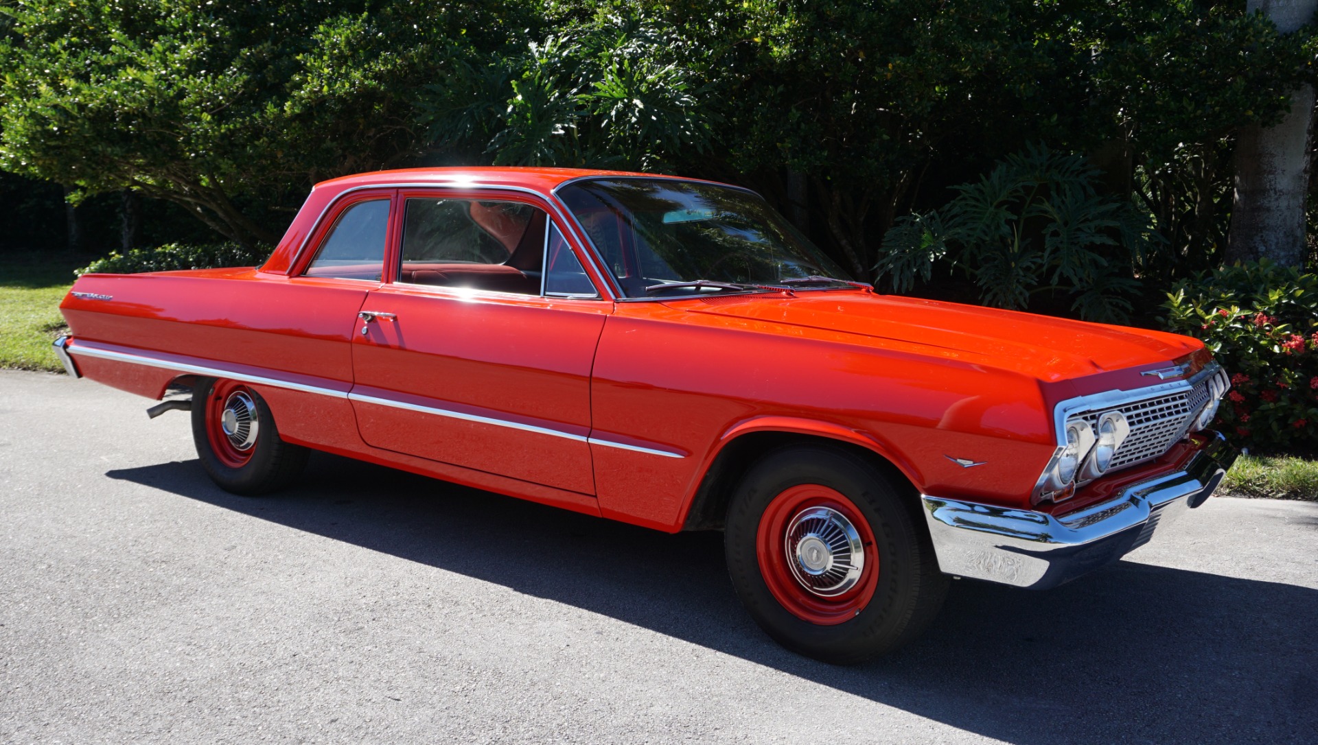 Used 1963 Chevrolet Belair 2 Dr V8 Auto for sale Sold at Muscle Cars for Sale Inc. in Fort Myers FL 33912 5