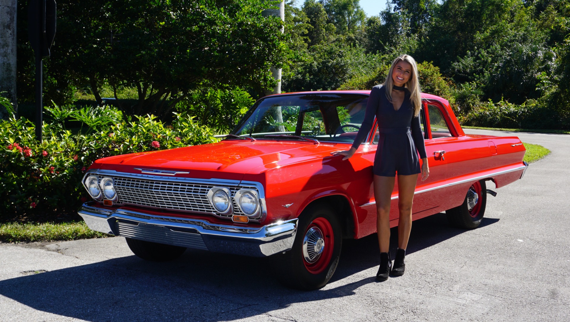 Used 1963 Chevrolet Belair 2 Dr V8 Auto for sale Sold at Muscle Cars for Sale Inc. in Fort Myers FL 33912 1