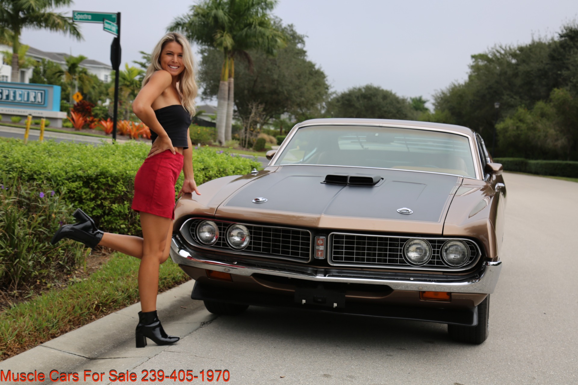 Used 1971 Ford Torino GT GT 351 Cleveland for sale Sold at Muscle Cars for Sale Inc. in Fort Myers FL 33912 6